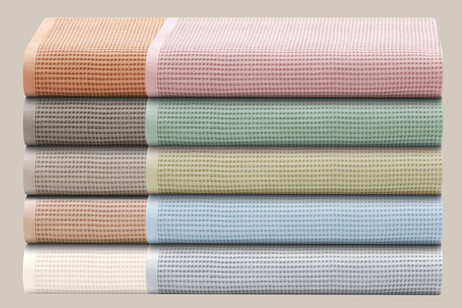 Linens Bsp Tek Kişilik Pike Ekru