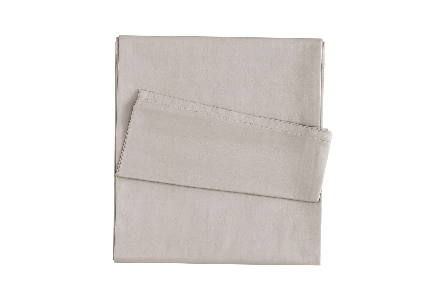 Linens Mix&Match Pamuk Saten Tek Kişilik Lastikli Çarşaf Taş