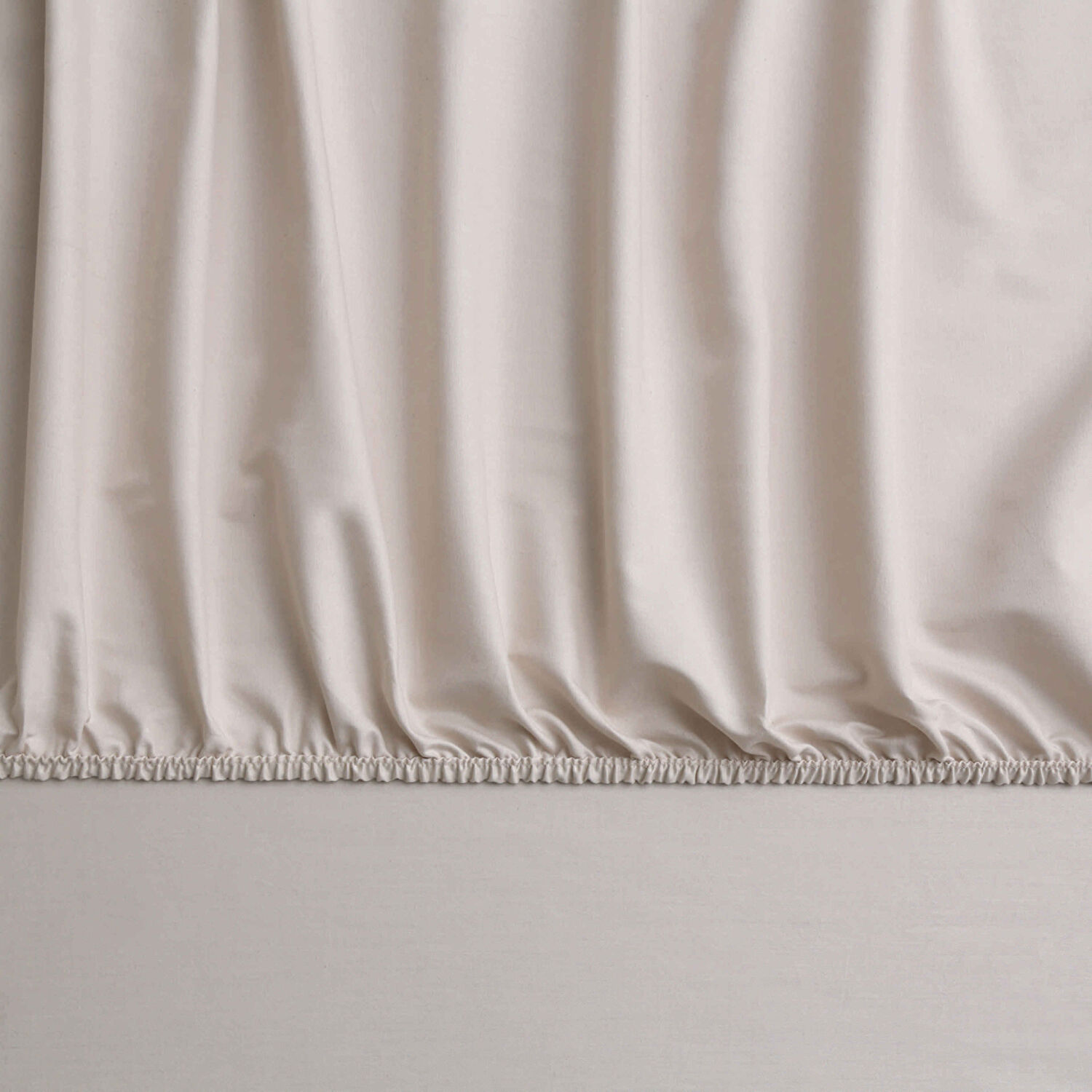 Linens Mix&Match Pamuk Saten Tek Kişilik Lastikli Çarşaf Taş