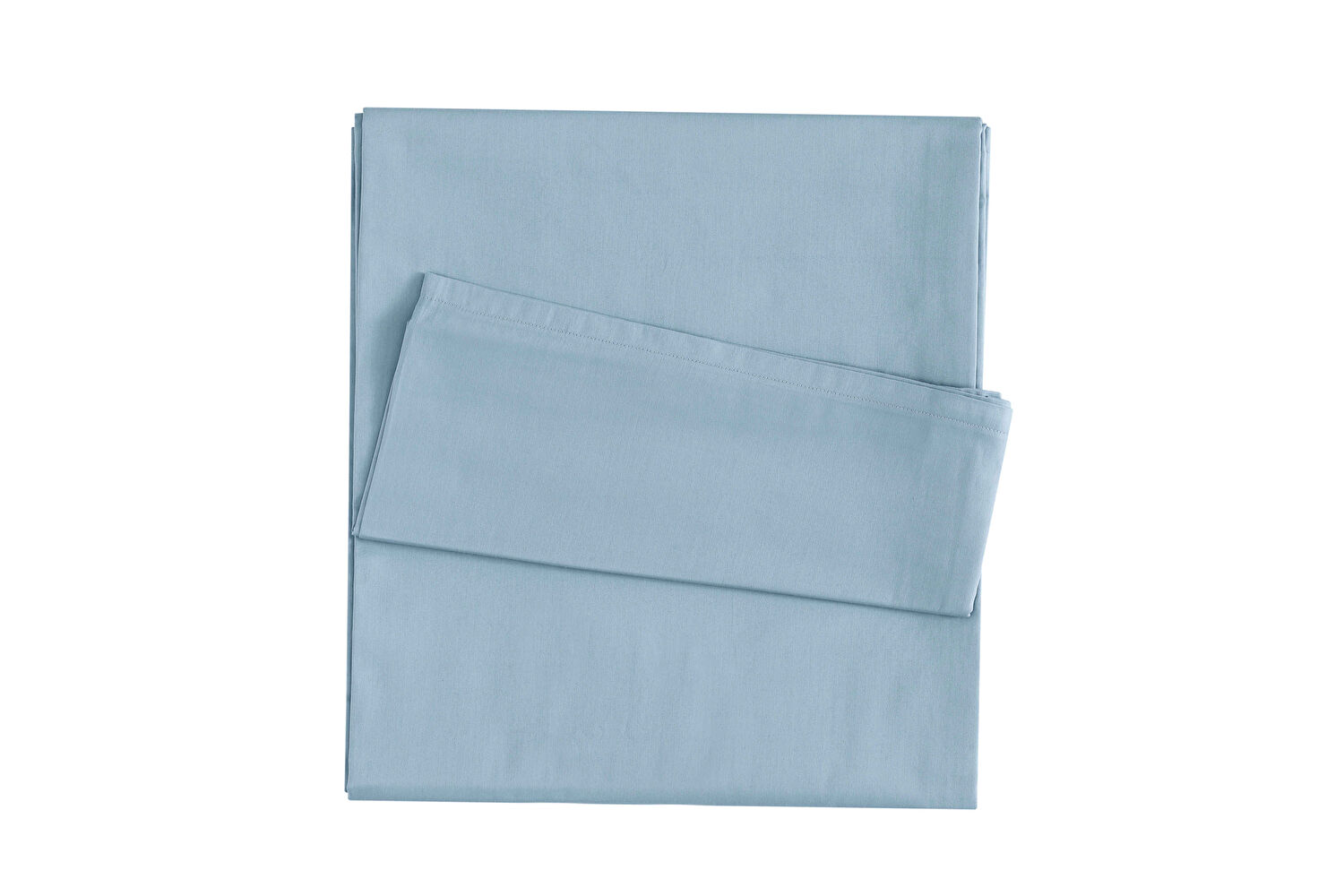 Linens Mix&Match Pamuk Saten Çift Kişilik Lastikli Çarşaf Mavi
