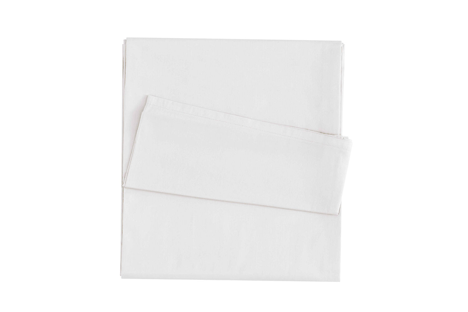 Linens Mix&Match Pamuk Saten Çift Kişilik Çarşaf Ekru