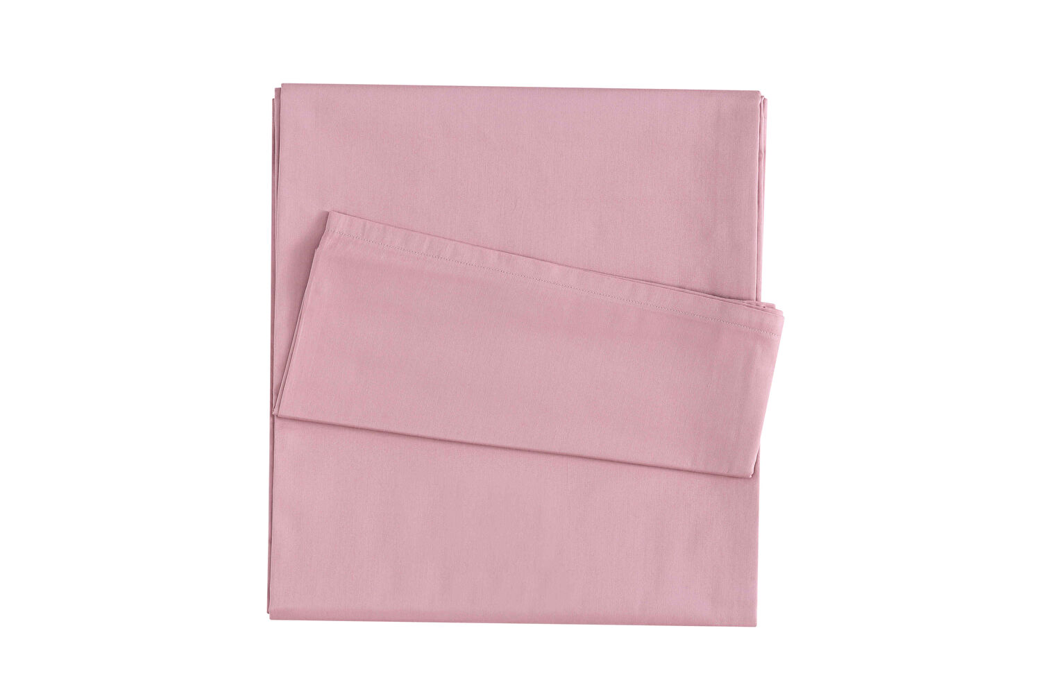 Linens Mix&Match Pamuk Saten Tek Kişilik Lastikli Çarşaf Gül Kurusu