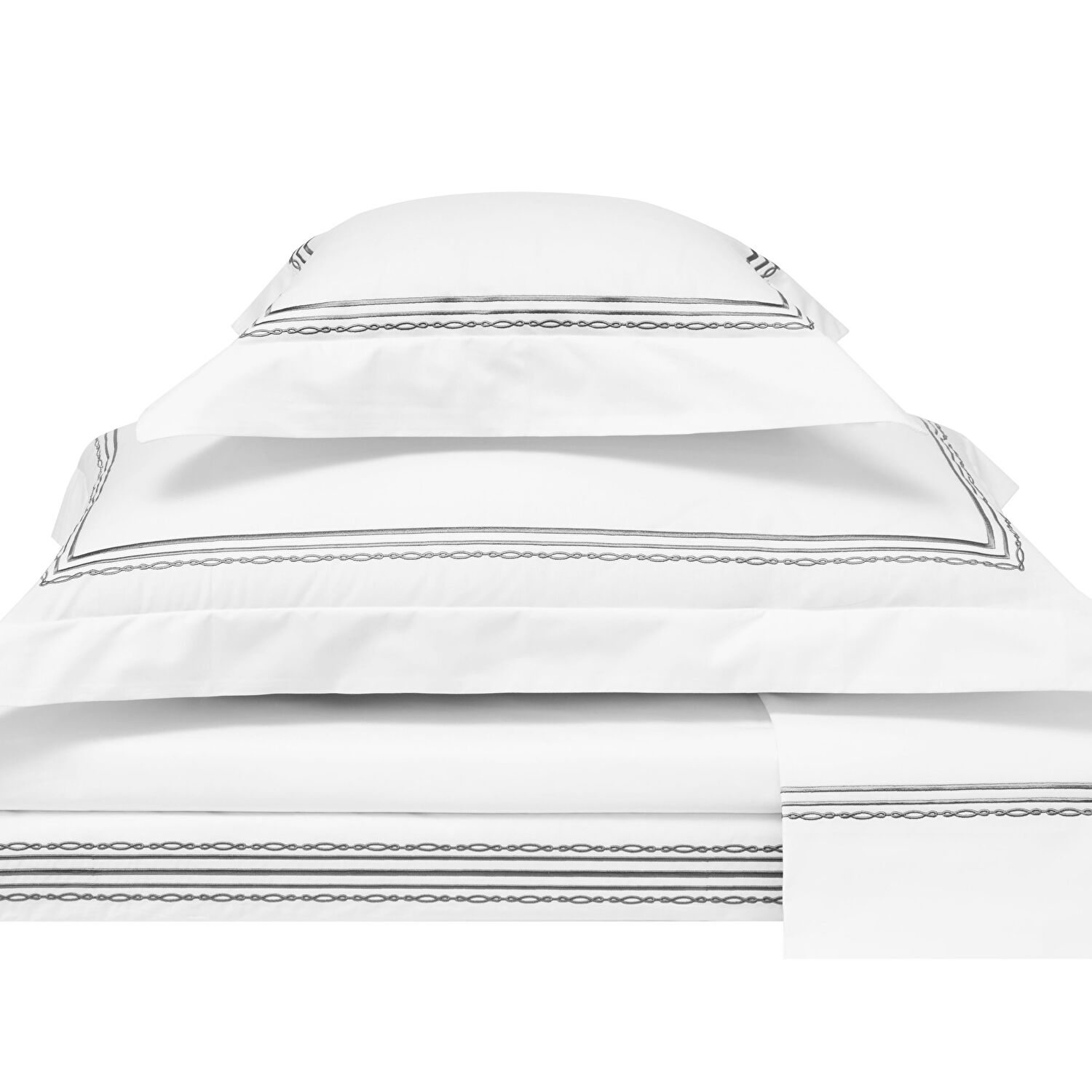 Valeron Atlas Percale Süper King Nevresim Takımı Antrasit