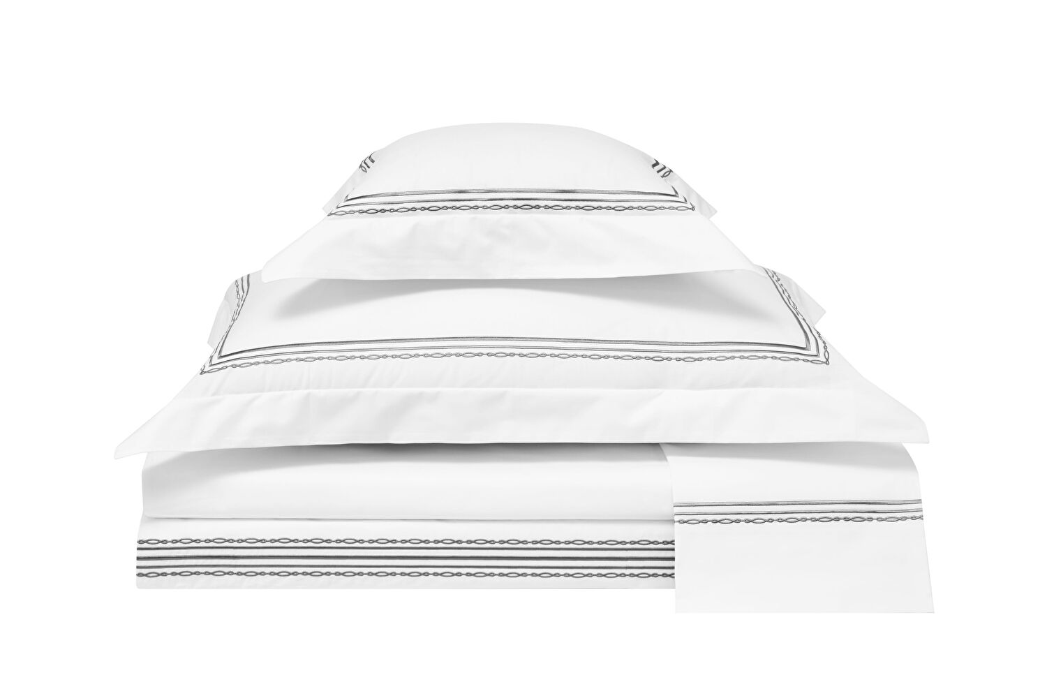 Valeron Atlas Percale Çift Kişilik Nevresim Takımı Antrasit