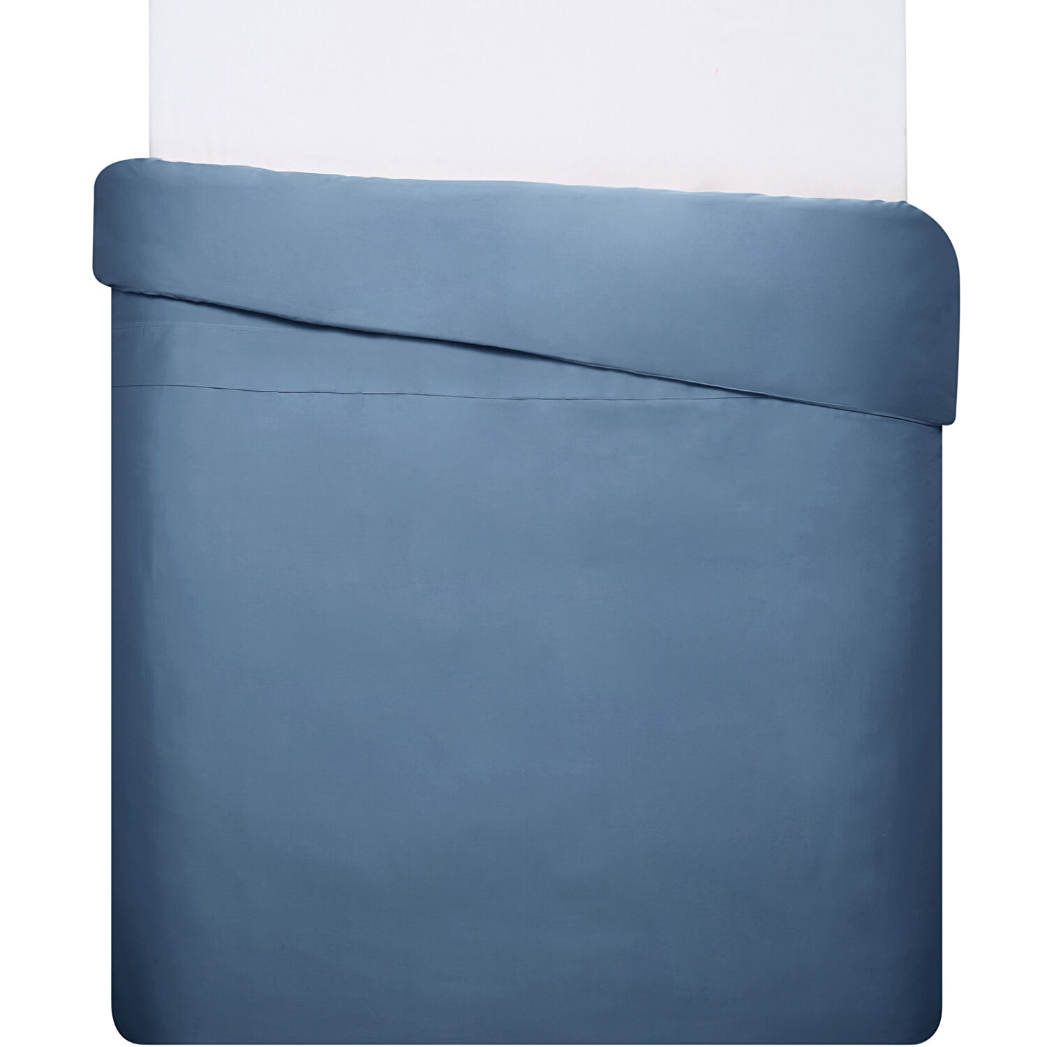 Linens Mix&Match Pamuk Saten Çift Kişilik Nevresim Kılıfı İndigo