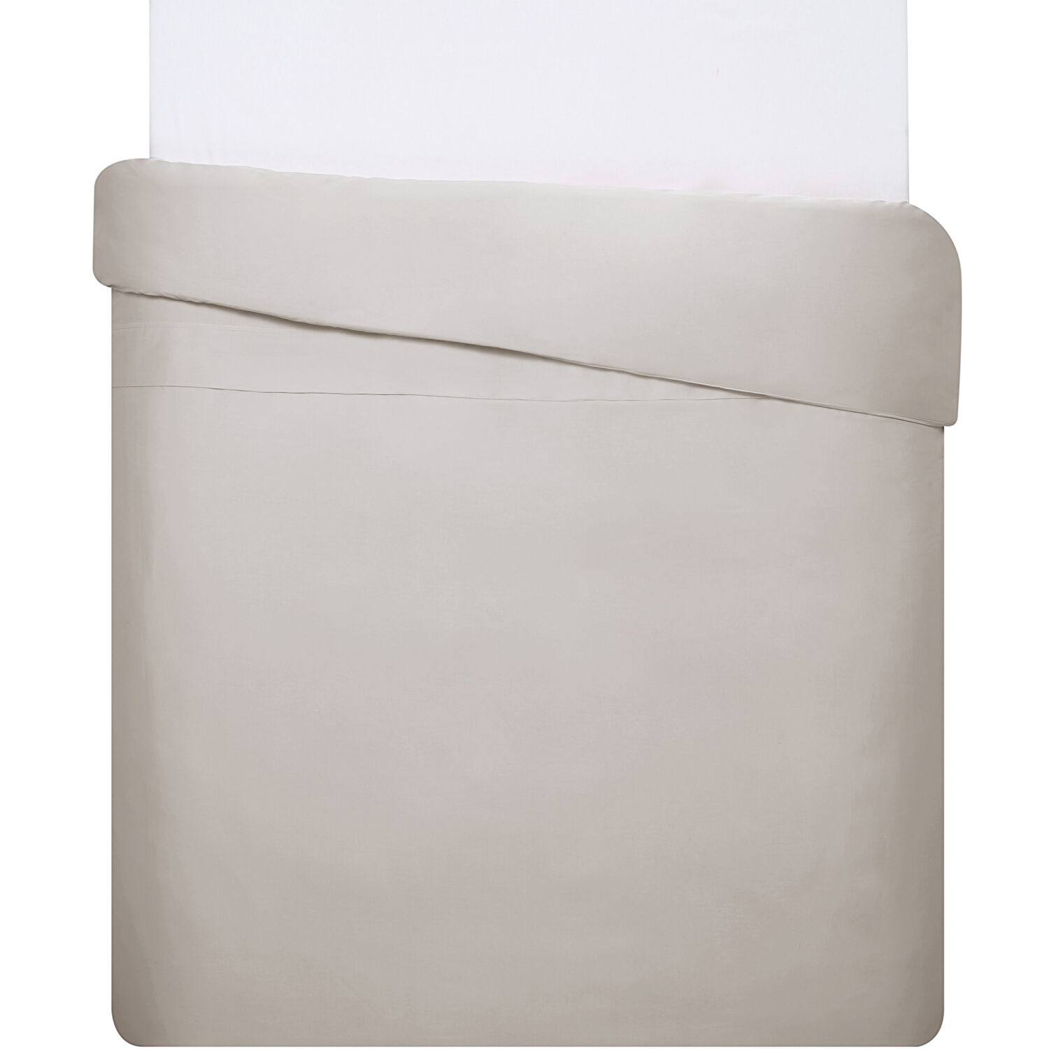 Linens Mix&Match Pamuk Saten King Size Nevresim Kılıfı Taş