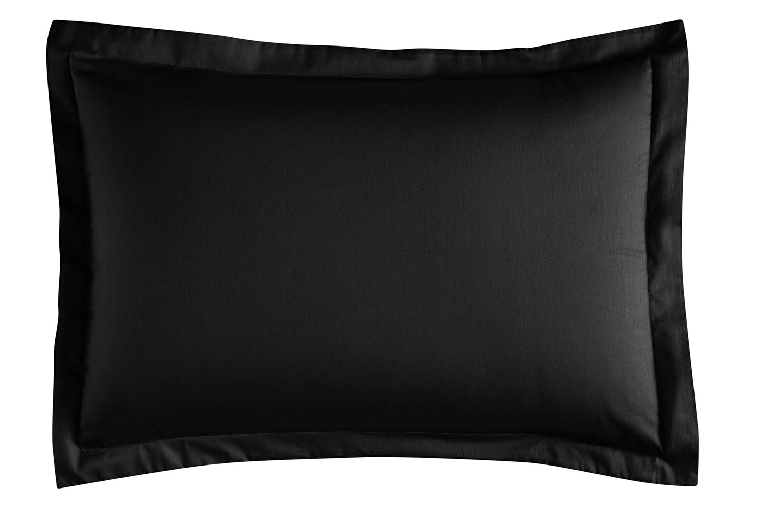 Linens Mix&Match Pamuk Saten 2'li Volanlı Yastık Kılıfı Seti Siyah