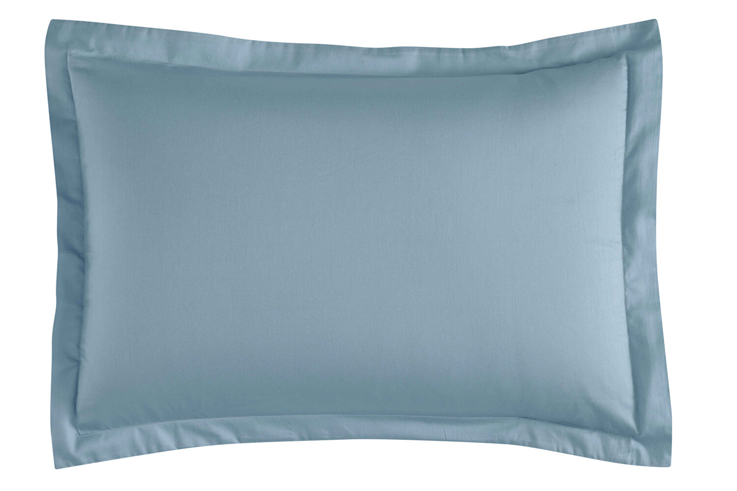 Linens Mix&Match Pamuk Saten 2'li Volanlı Yastık Kılıfı Seti Mavi