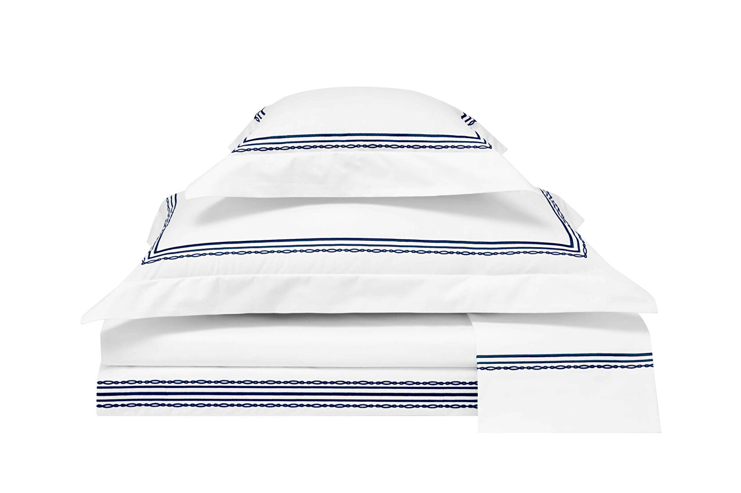 Valeron Atlas Percale King Nevresim Takımı Lacivert