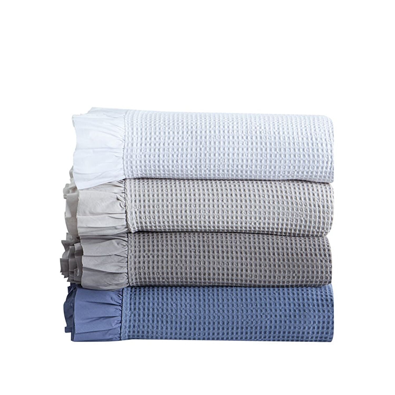 Linens Bsp Çift Kişilik Yatak Örtüsü Seti Taş