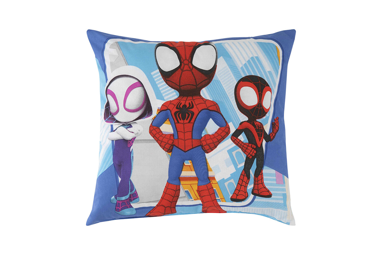 Lisanslı DH Spidey and Friends Pamuk 40x40 Kırlent