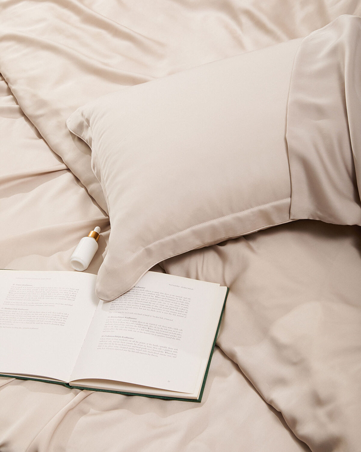 Linens X TENCEL™ Lyocell Çift Kişilik Çarşaf Bej