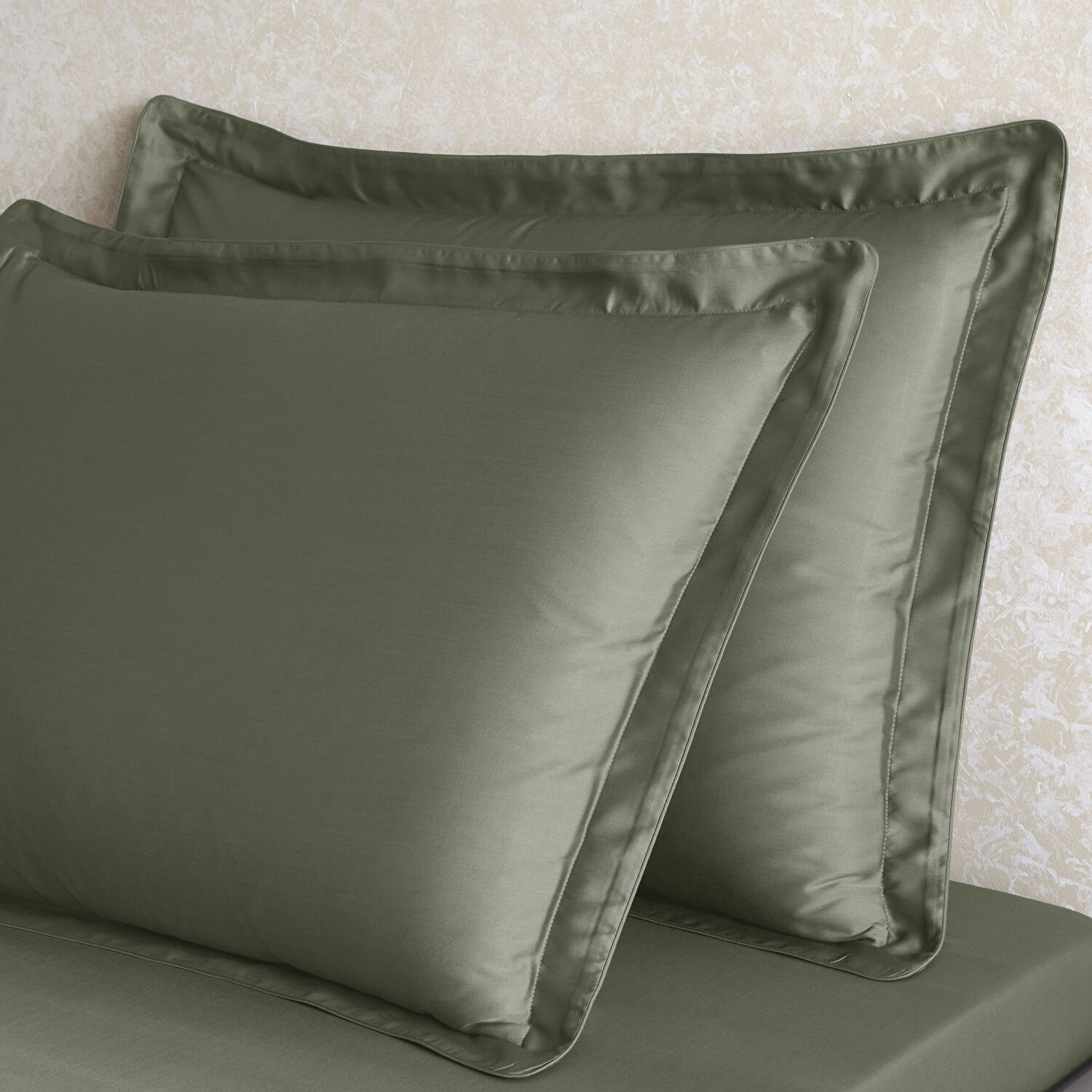 Linens X TENCEL™ Lyocell 2'li Standart Yastık Kılıfı Seti Yeşil