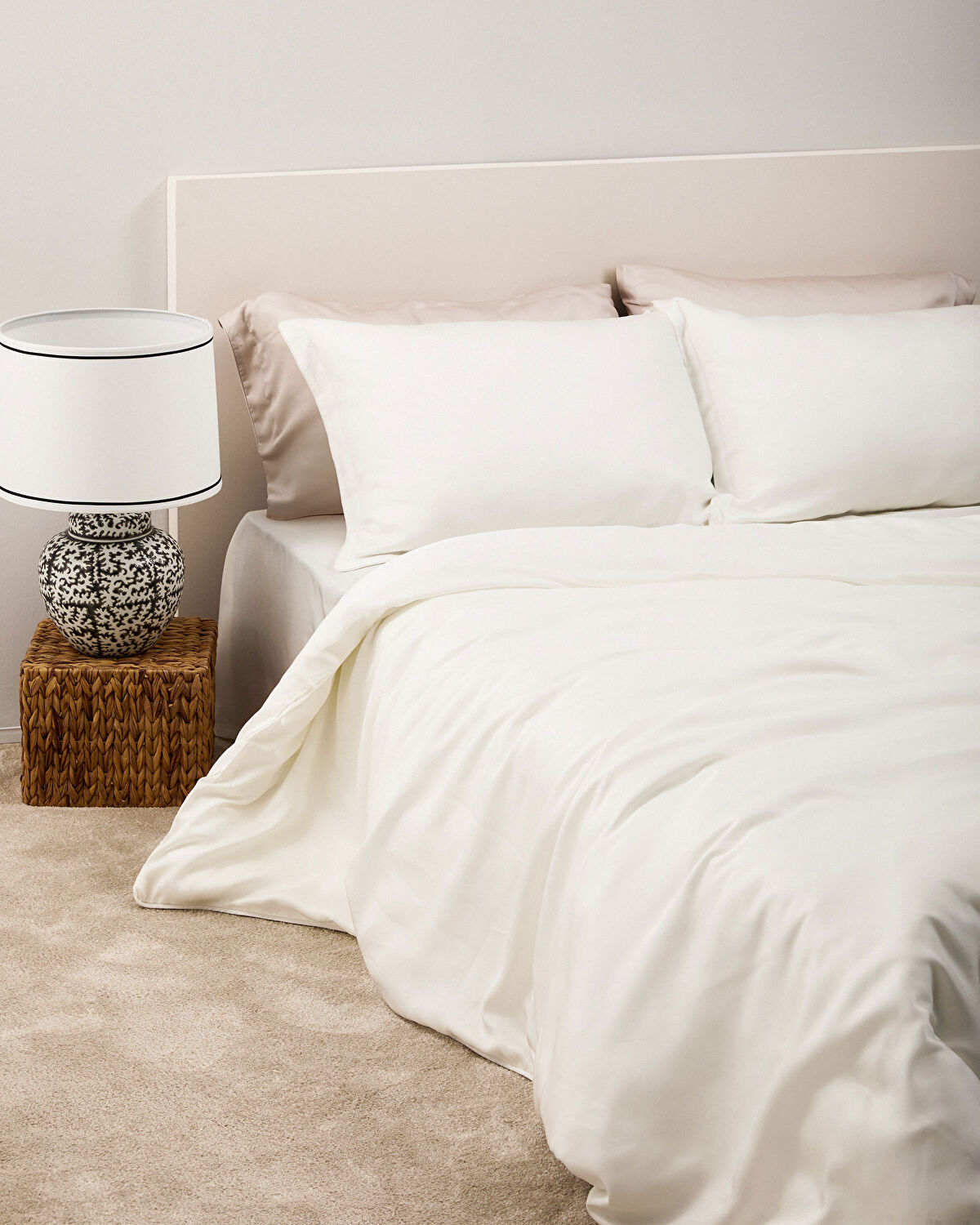 Linens X TENCEL™ Lyocell 2'li Standart Yastık Kılıfı Seti Beyaz