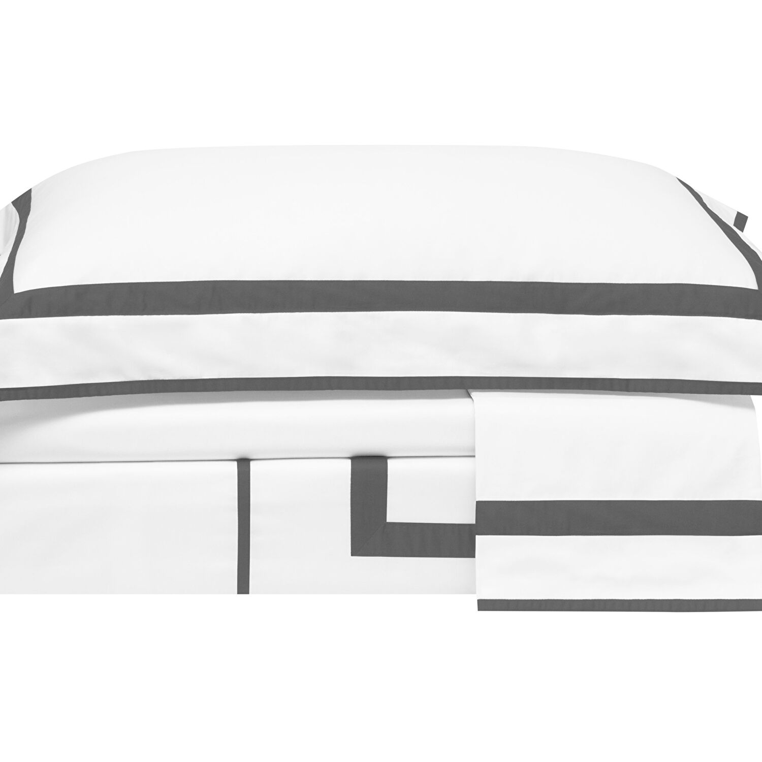 Valeron La Reve Saten Çift Kişilik Nevresim Takımı Antrasit