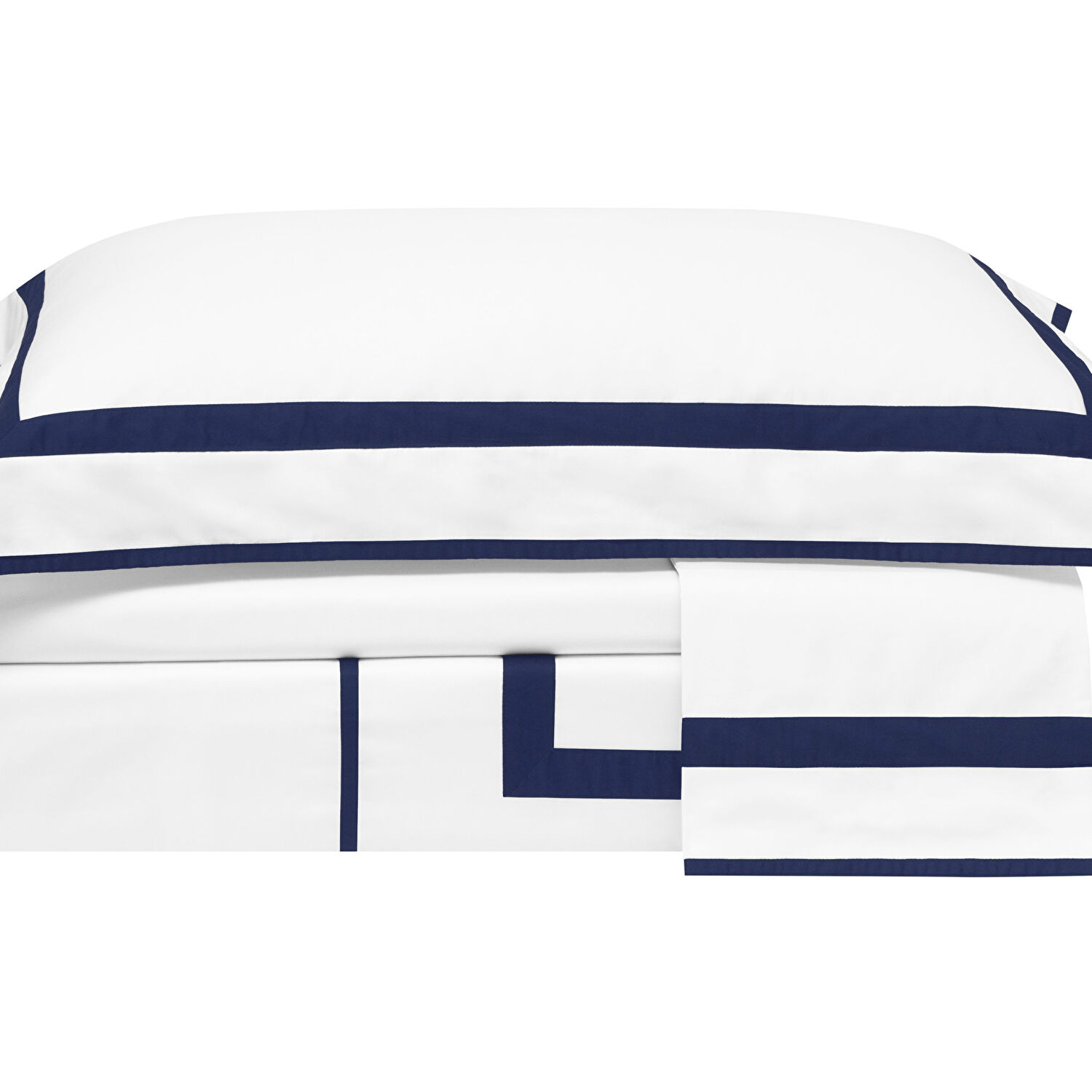 Valeron La Reve Saten Çift Kişilik Nevresim Takımı Lacivert