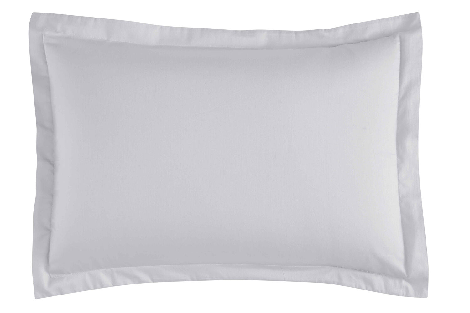 Linens Mix&Match Pamuk Saten 2'li Volanlı Yastık Kılıfı Seti Gri