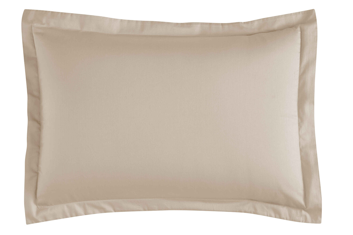 Linens Mix&Match Pamuk Saten 2'li Volanlı Yastık Kılıfı Seti Camel