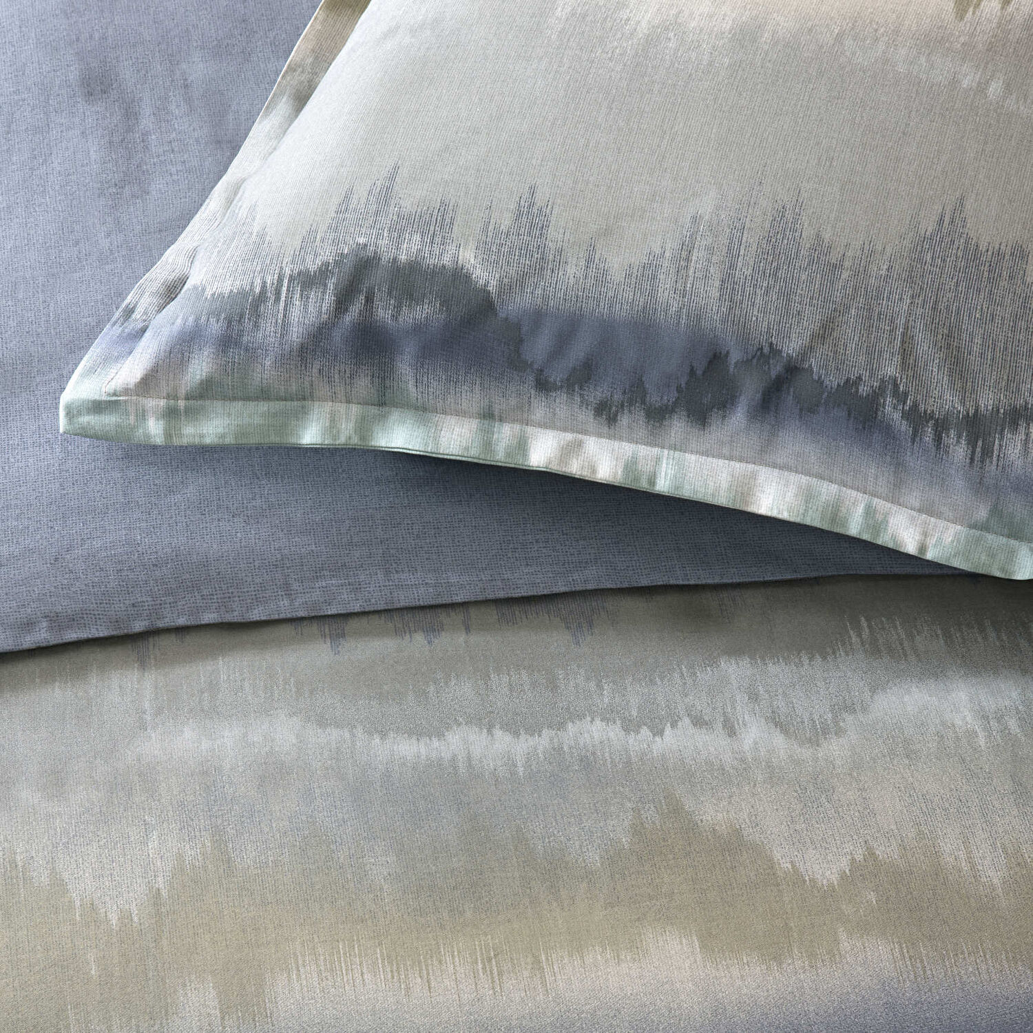 Linens Allday Rıtsan Pamuk Saten Çift Kişilik Nevresim Takımı Mavi