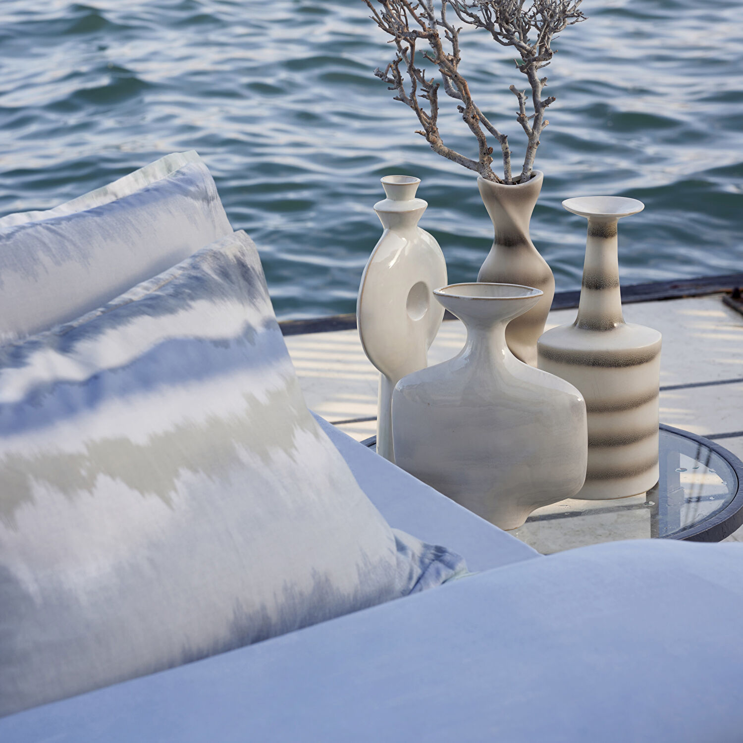 Linens Allday Rıtsan Pamuk Saten King Nevresim Takımı Mavi