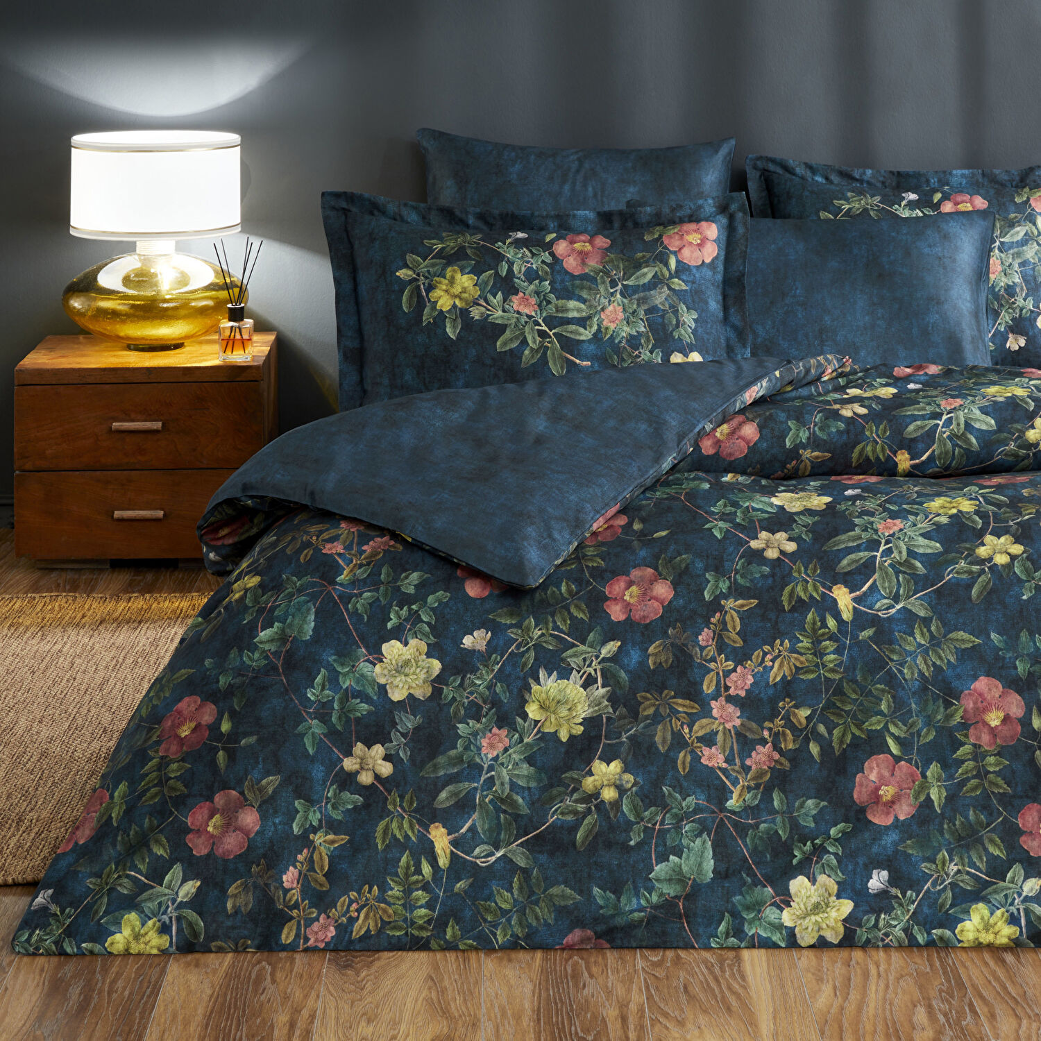 Linens Elvis 220 Tc Pamuk Saten Çift Kişilik Nevresim Takımı