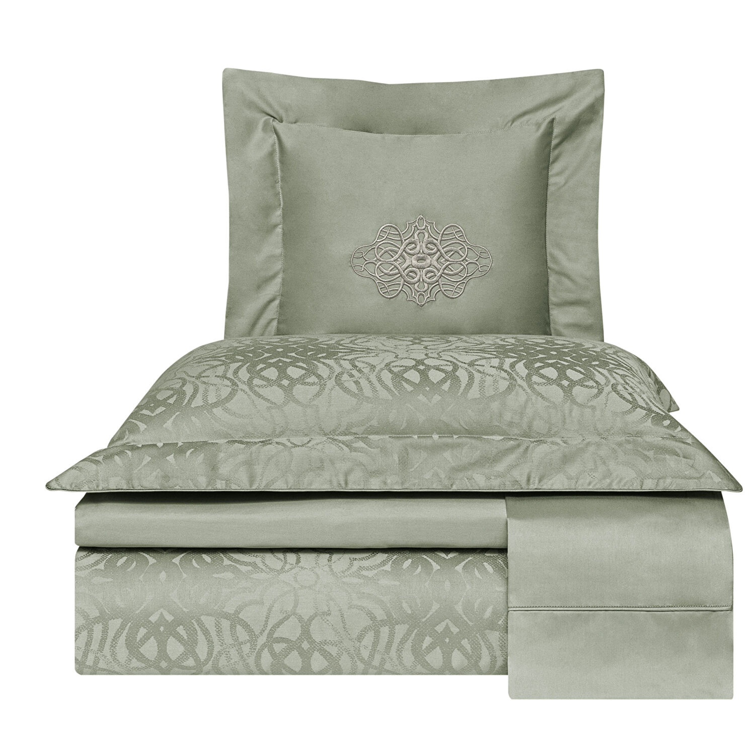 Valeron Valois Jakar Çift Kişilik Nevresim Takımı Haki