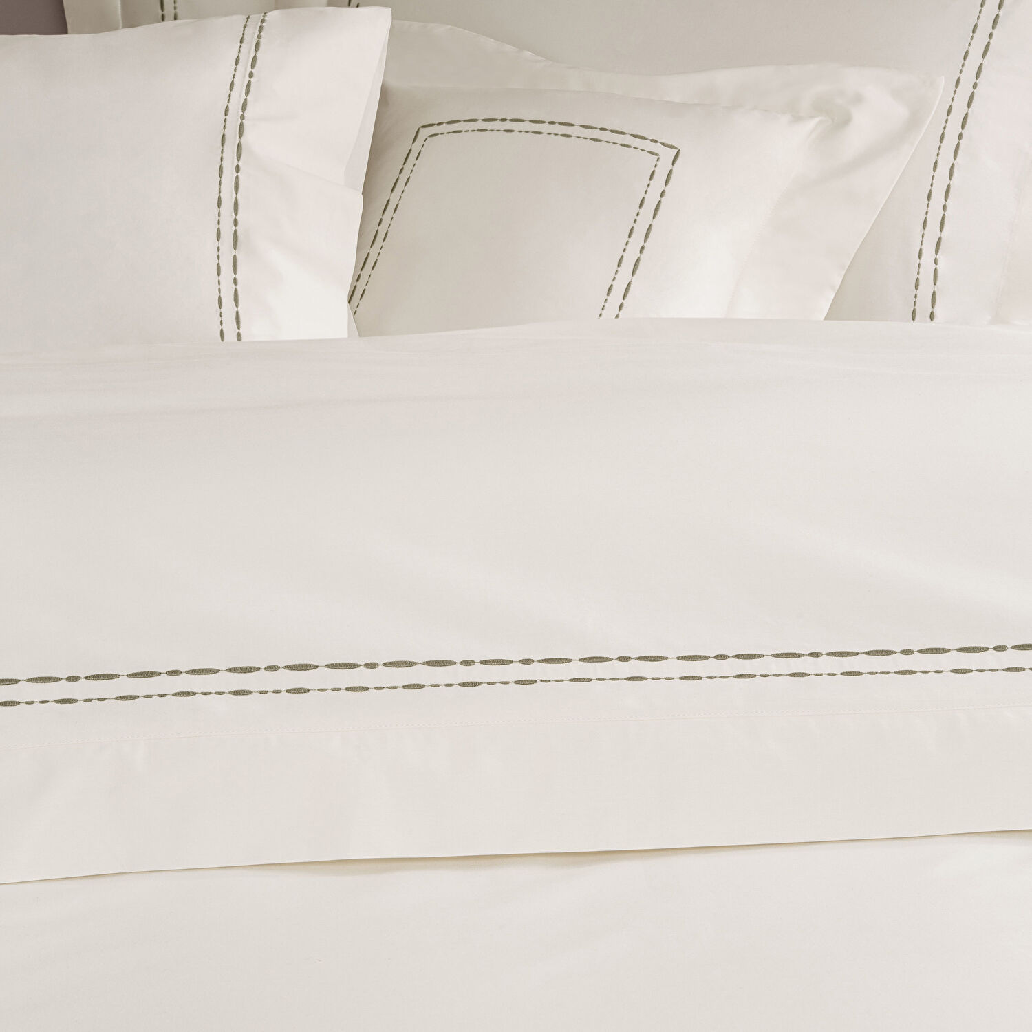 Valeron Valois Jakar Çift Kişilik Nevresim Takımı Haki