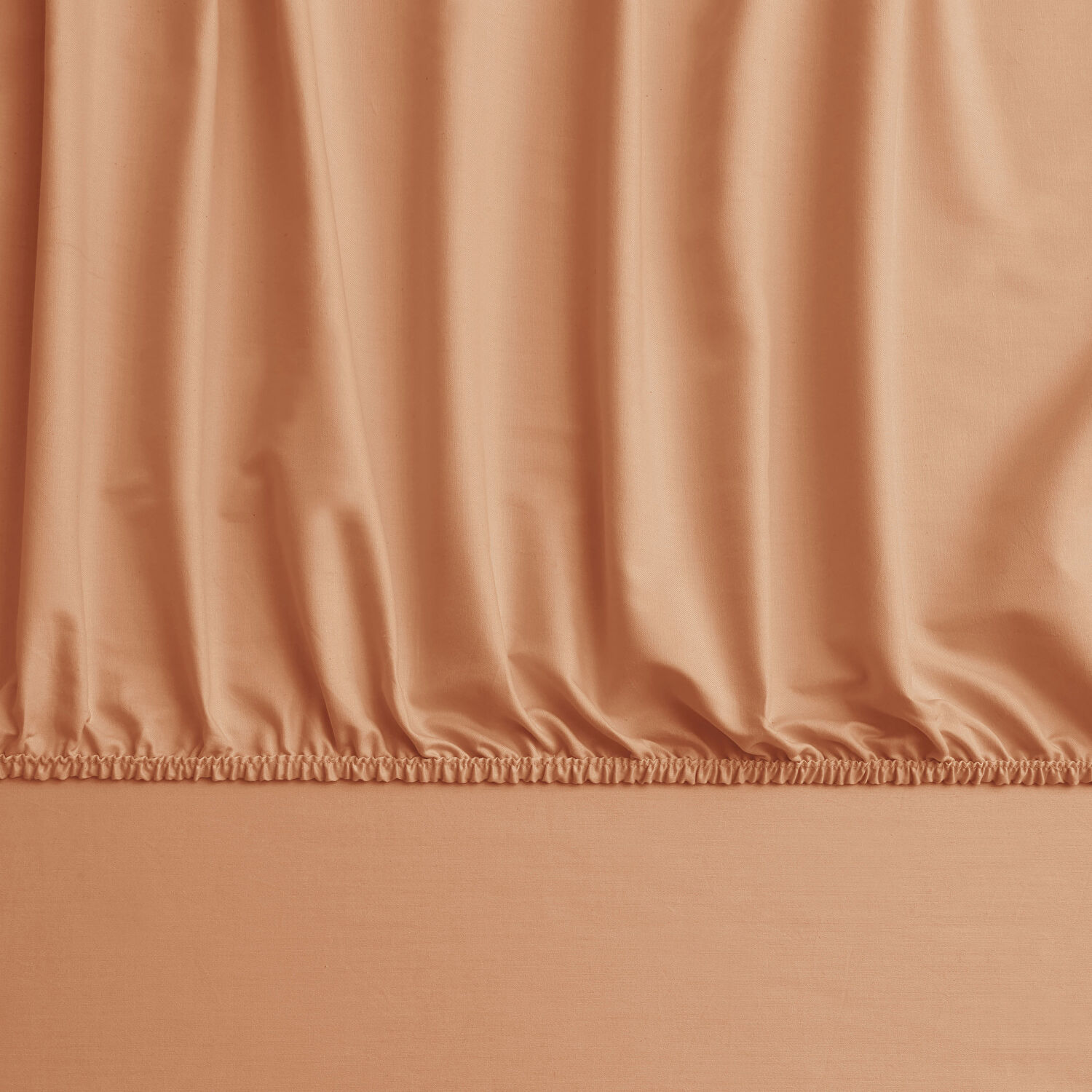 Linens Mix&Match Pamuk Saten Queen Size Lastikli Çarşaf Turuncu