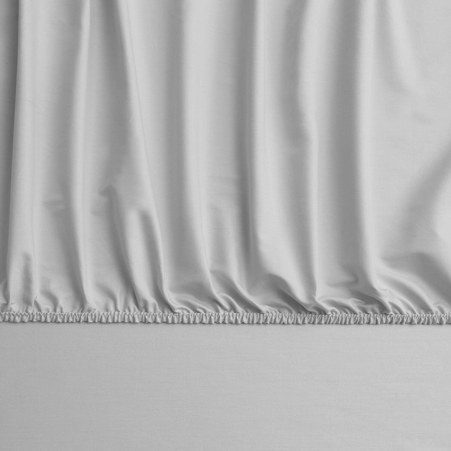 Linens X TENCEL™ Lyocell Çift Kişilik Lastikli Çarşaf Gri