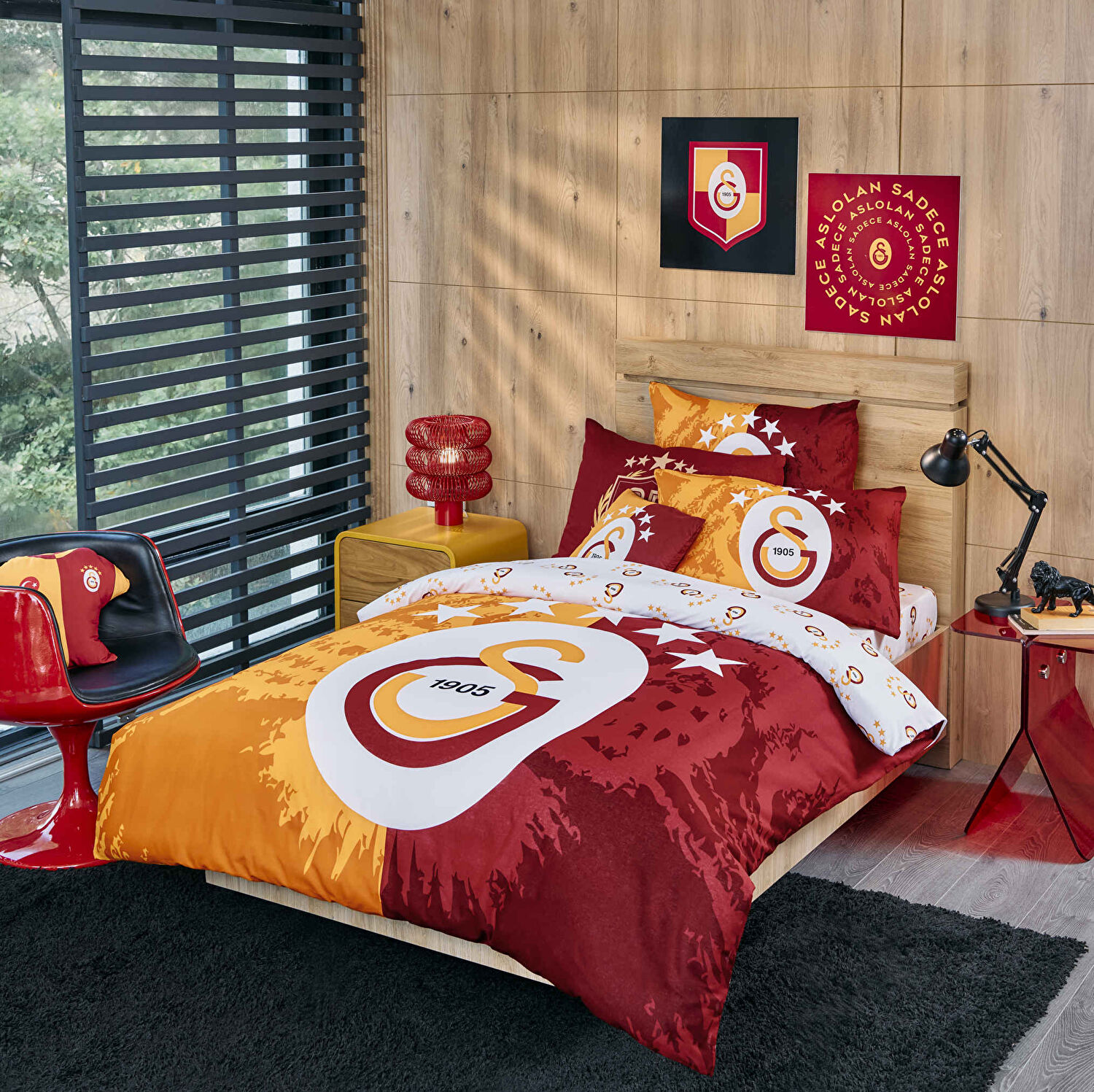 Lisanslı 5.Yıldız Galatasaray Nevresim Takımı Tek Kişilik