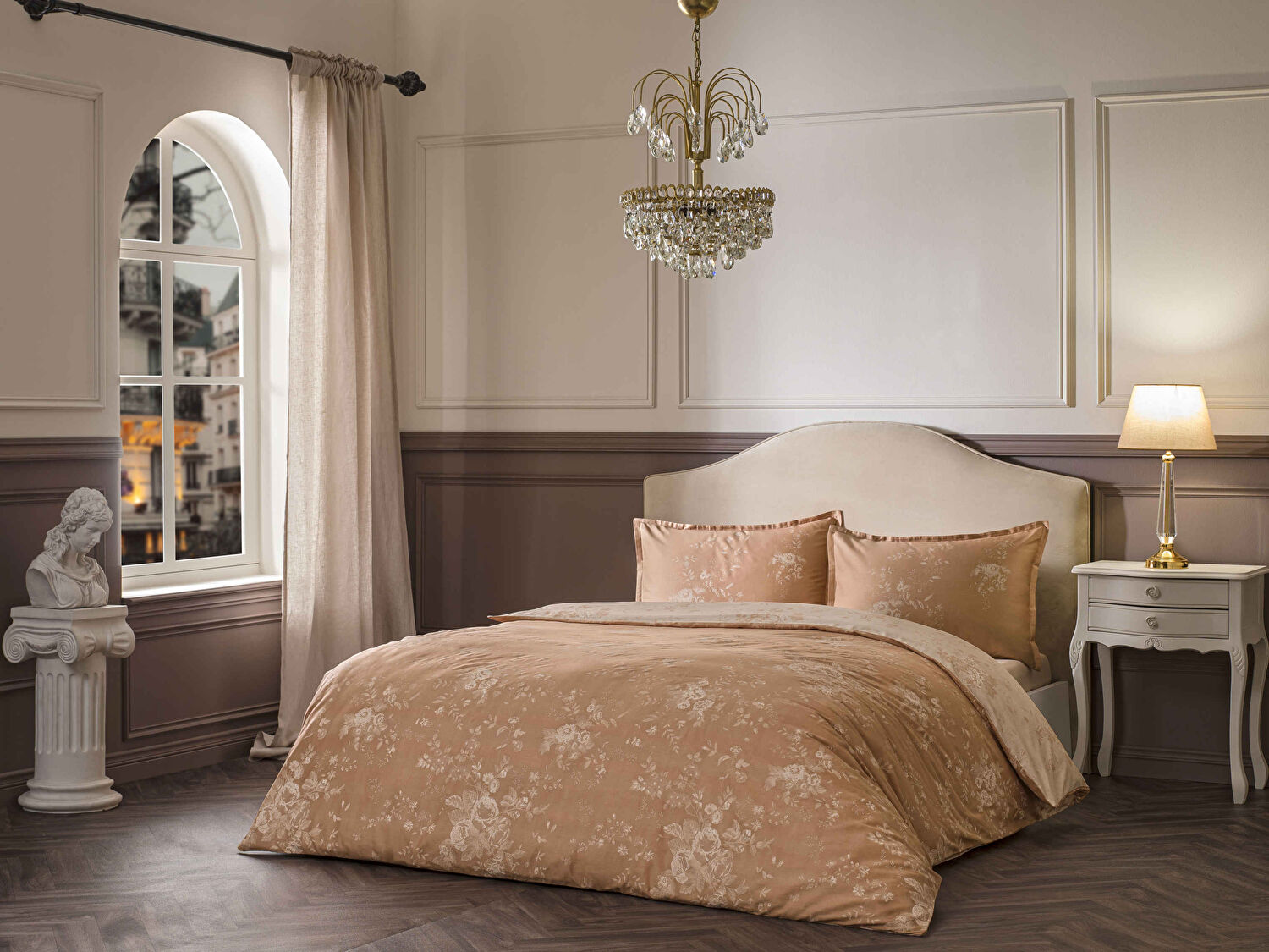 Linens Allday Preau 220 Tc Pamuk Saten Çift Kişilik Nevresim Takımı