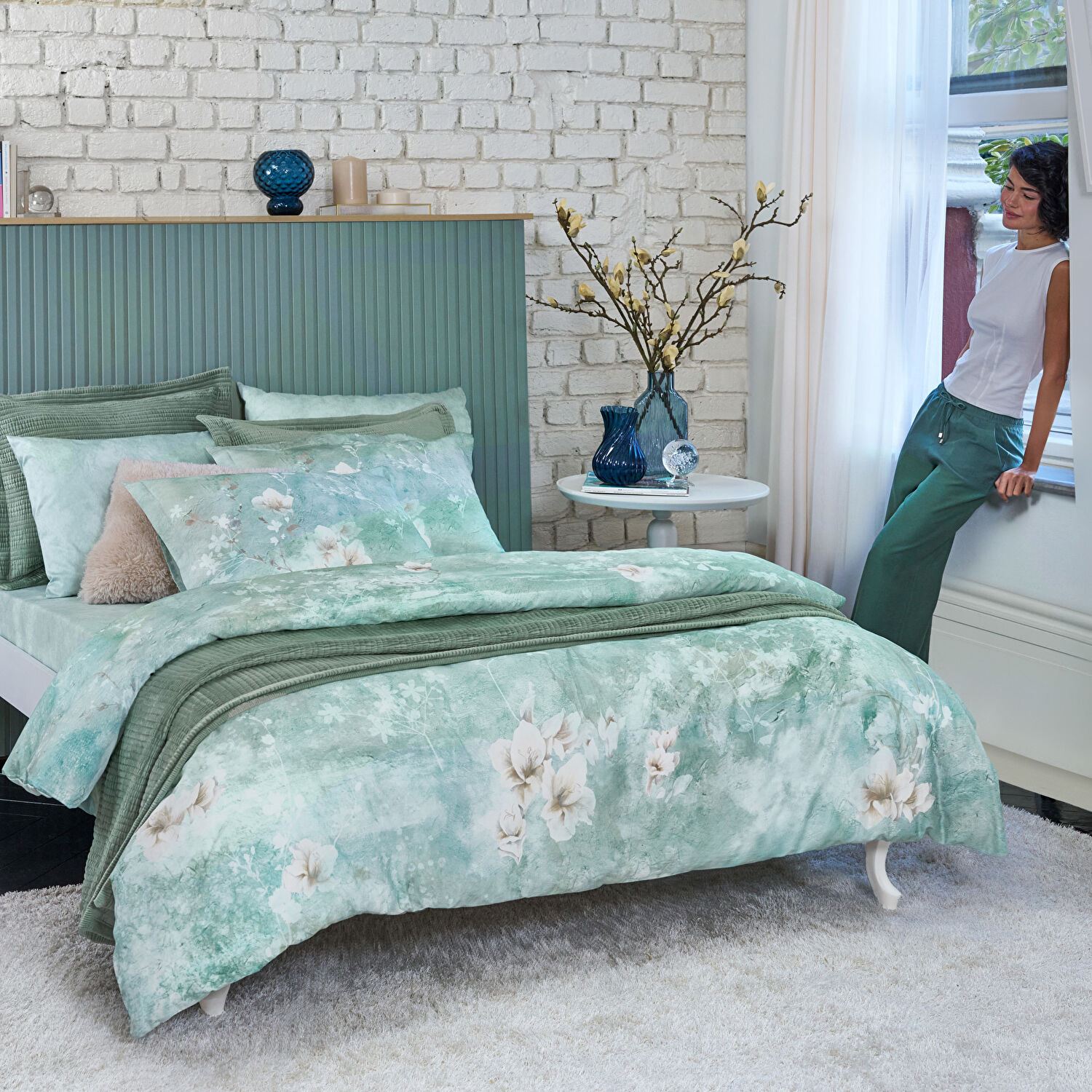 Linens Seine 220 Tc Pamuk Saten King Nevresim Takımı