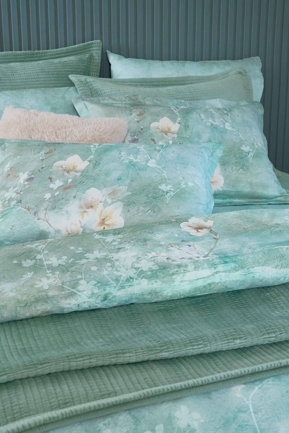 Linens Sc Seine Nevresim Takımı Çift Kişilik Turkuaz