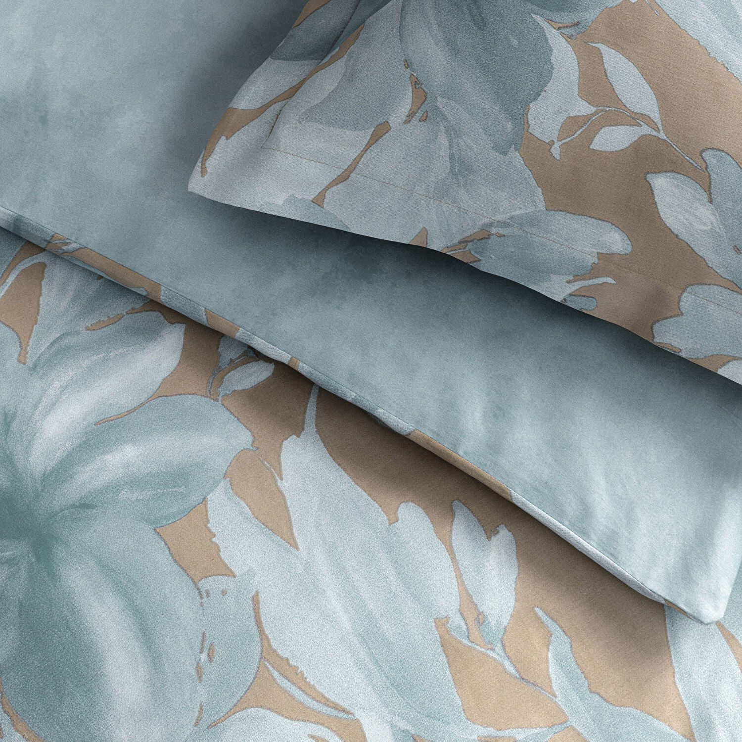 Linens Azure 220 Tc Pamuk Saten Çift Kişilik Nevresim Takımı