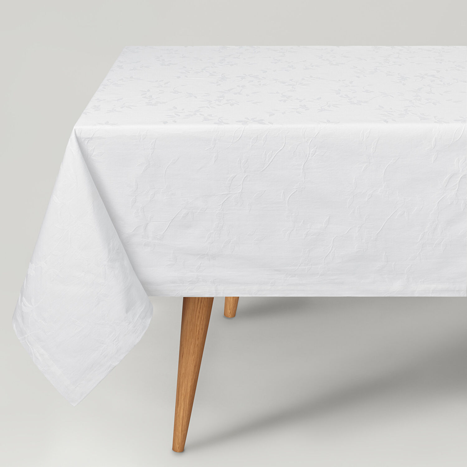 Linens Lemerdy 150x300 cm Masa Örtüsü Beyaz