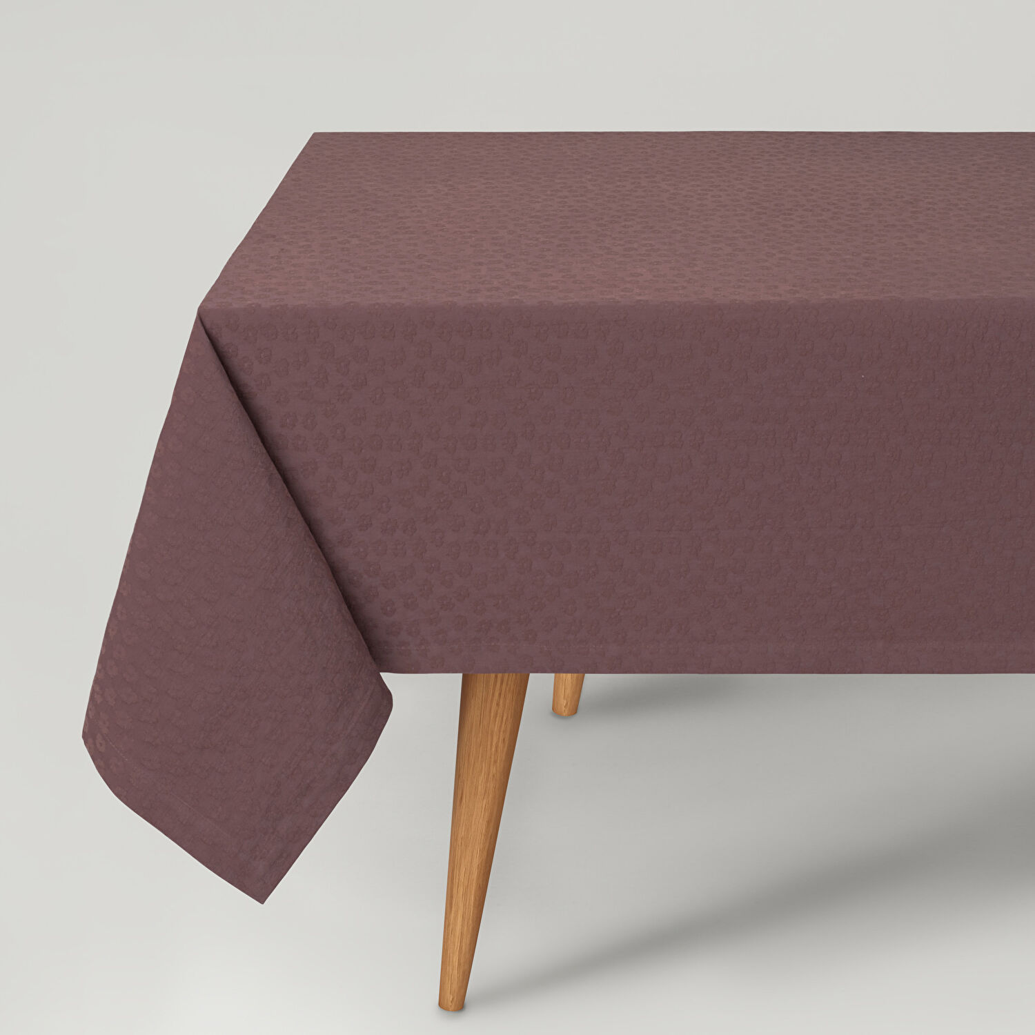 Linens Motion 150x300 cm Masa Örtüsü Mürdüm