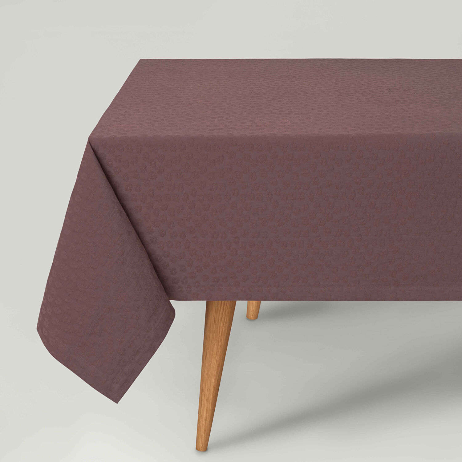 Linens Motion 150x300 cm Masa Örtüsü Mürdüm