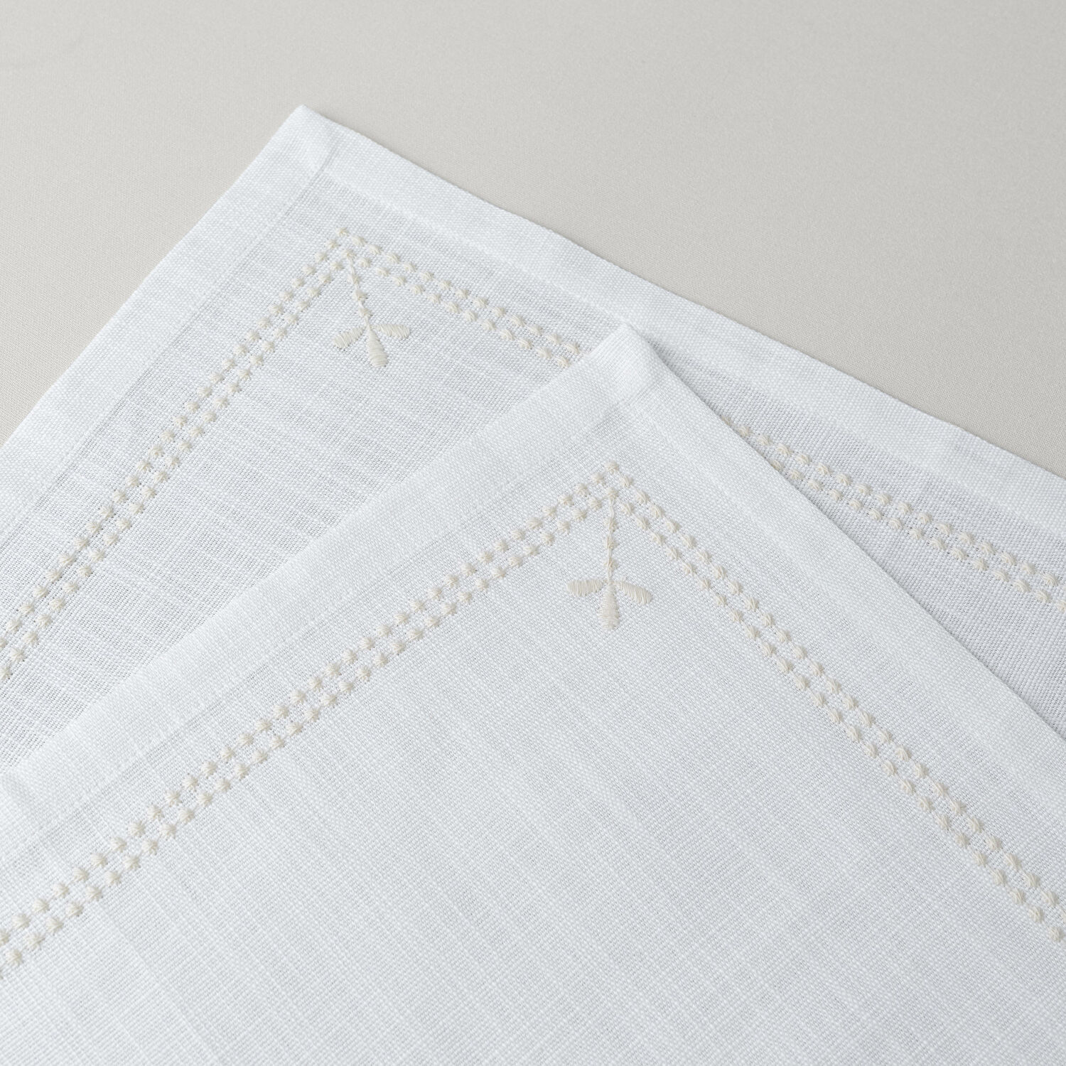 Linens Dove 45x45 cm 2'li Peçete Kırık Beyaz