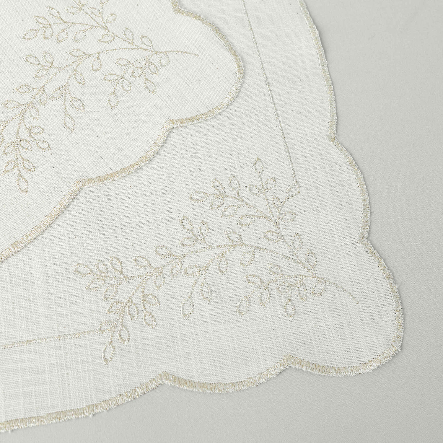 Linens Magnolia 45x45 cm 2'li Peçete Naturel Gold