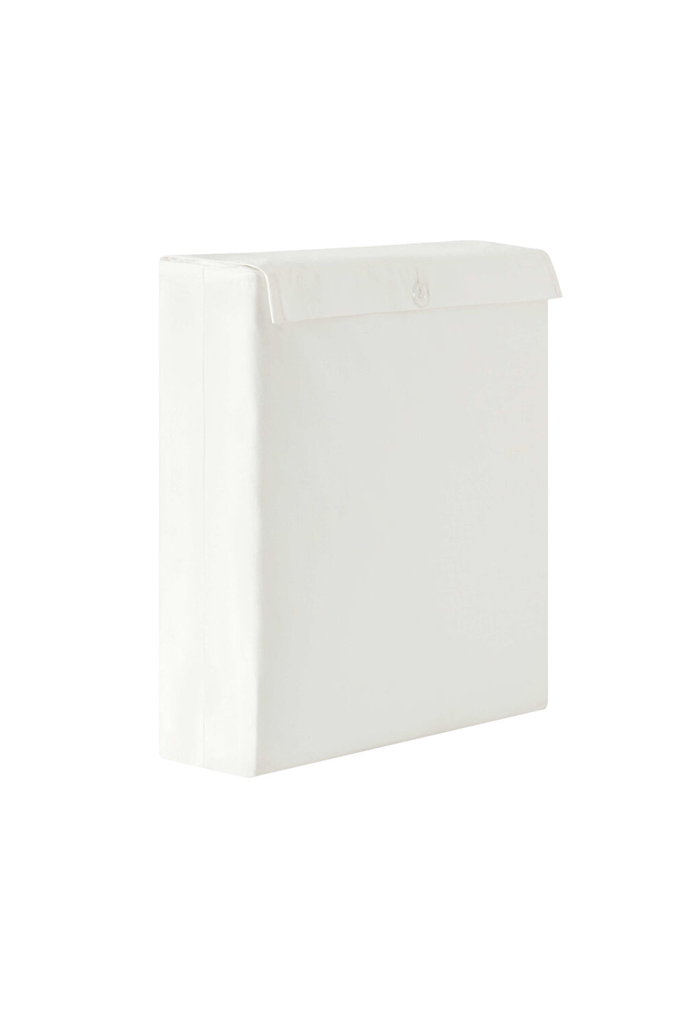 Linens White Collection Asper UC Pamuk Brode Çift Kişilik Nevresim Takımı Beyaz