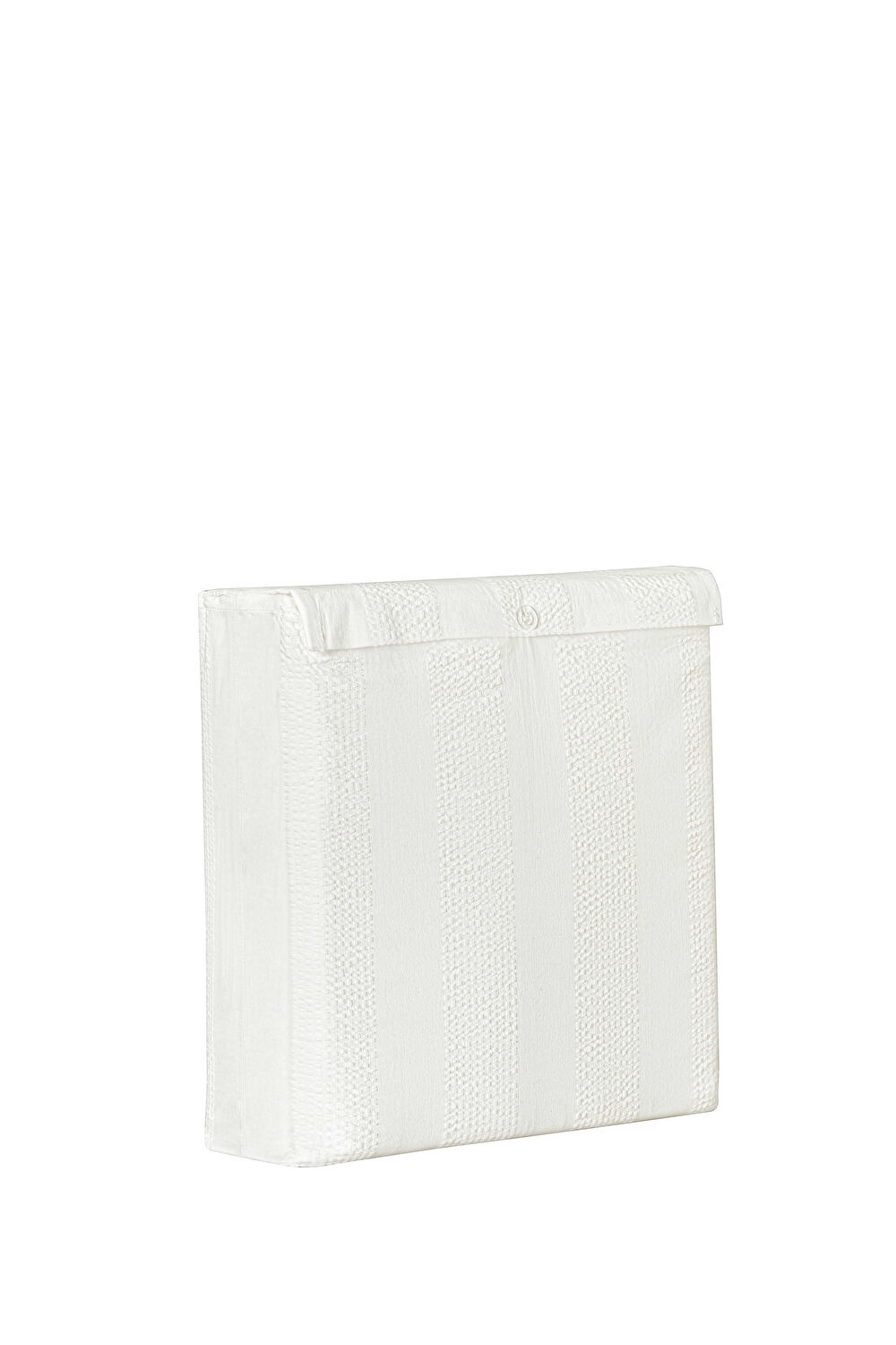 Linens White Collection Gracine UC Pamuk Jakar Çift Kişilik Nevresim Takımı Beyaz