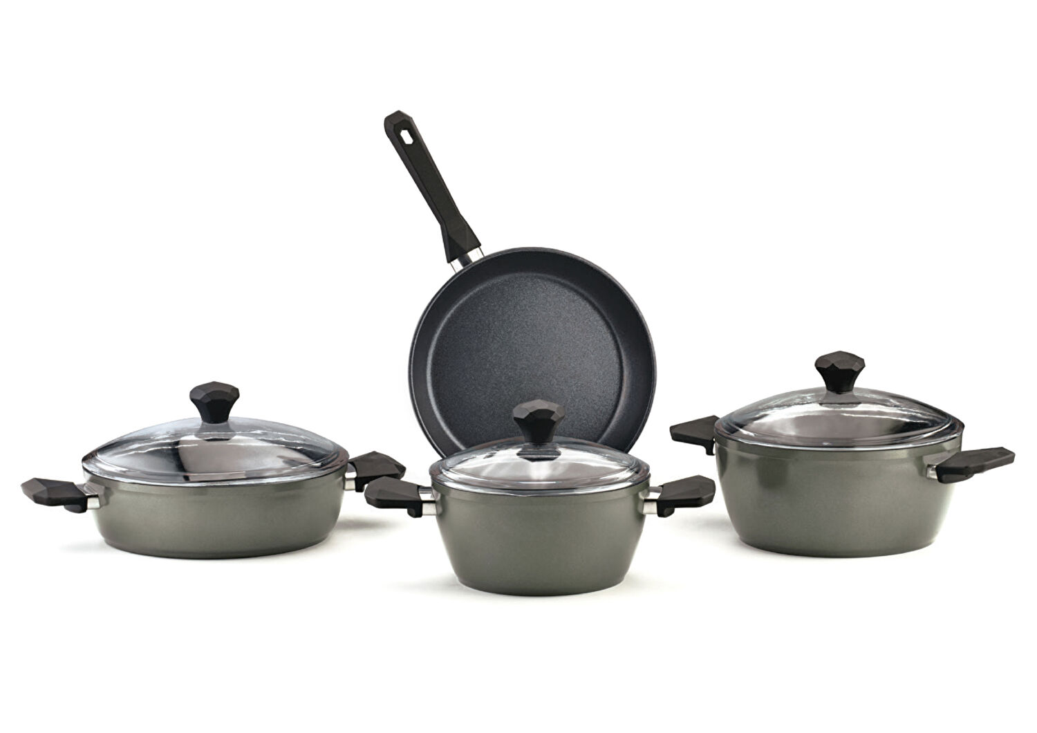 Pierre Cardin Graniks Diamond Cook 7 Parça Tencere Seti