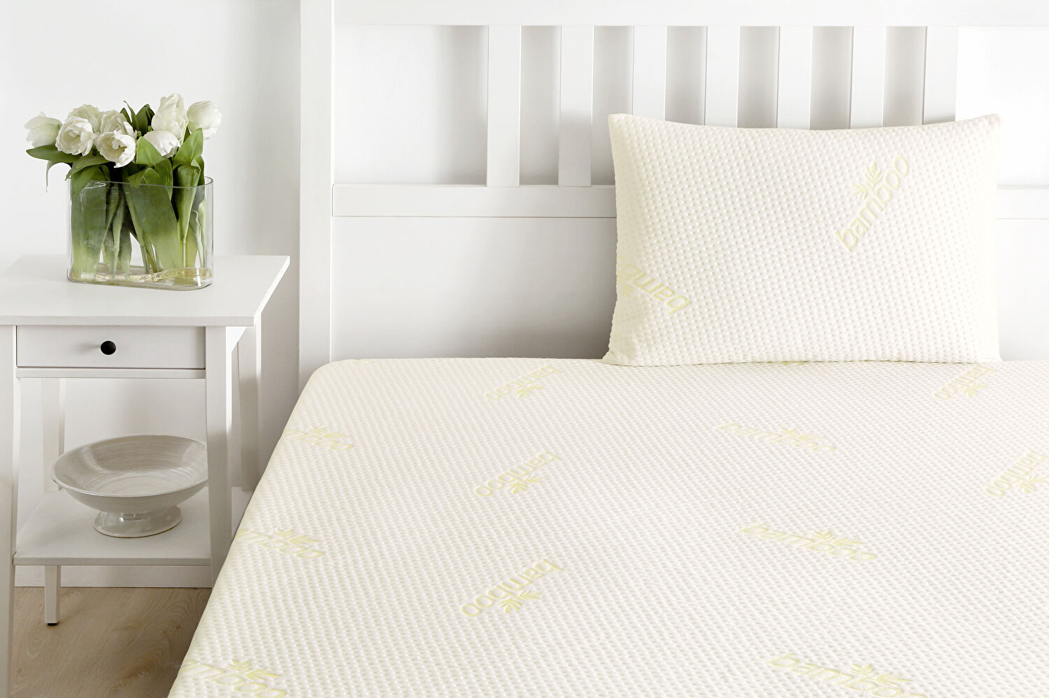 Linens Luxury Bambu Sıvı Geçirmez Tek Kişilik Yatak Alezi