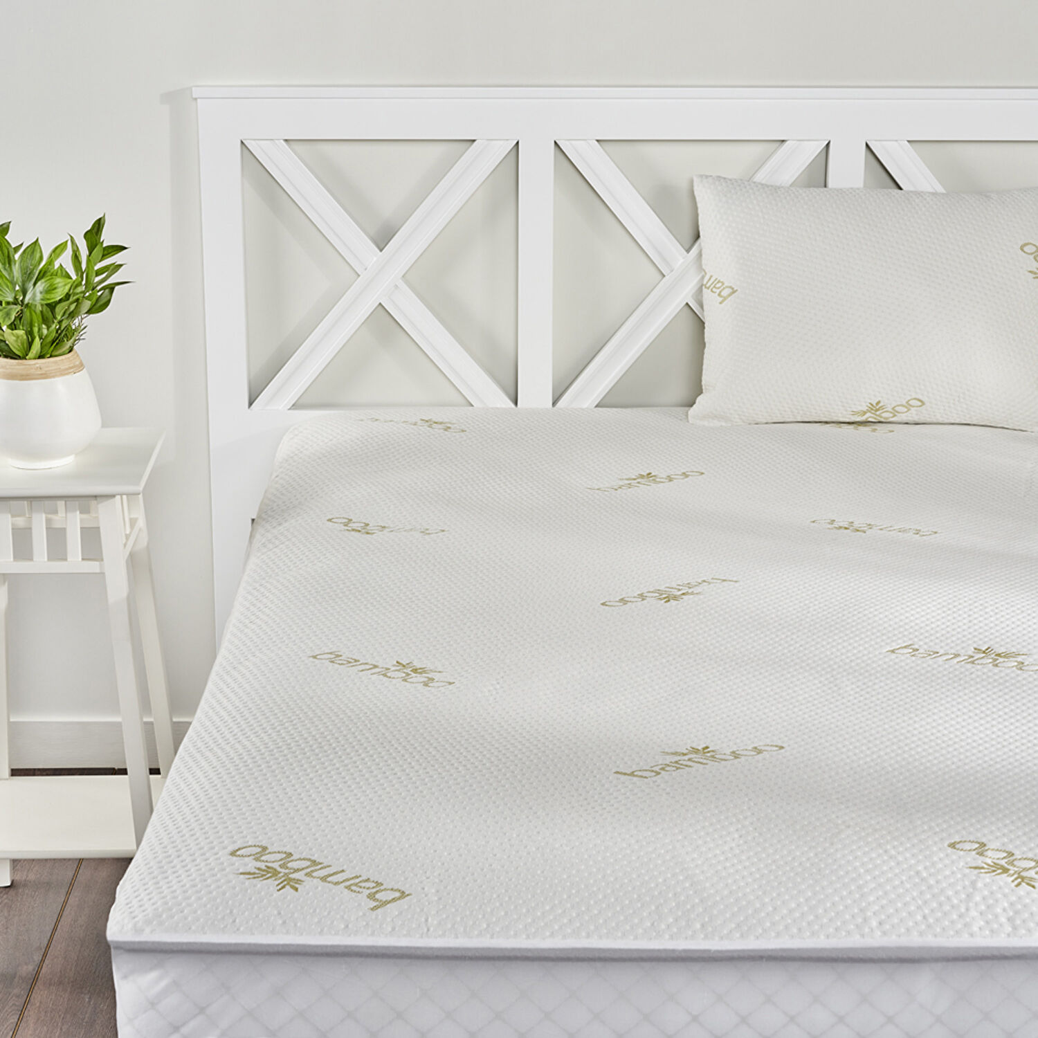 Linens Luxury Bambu Sıvı Geçirmez Extra King Size Yatak Alezi