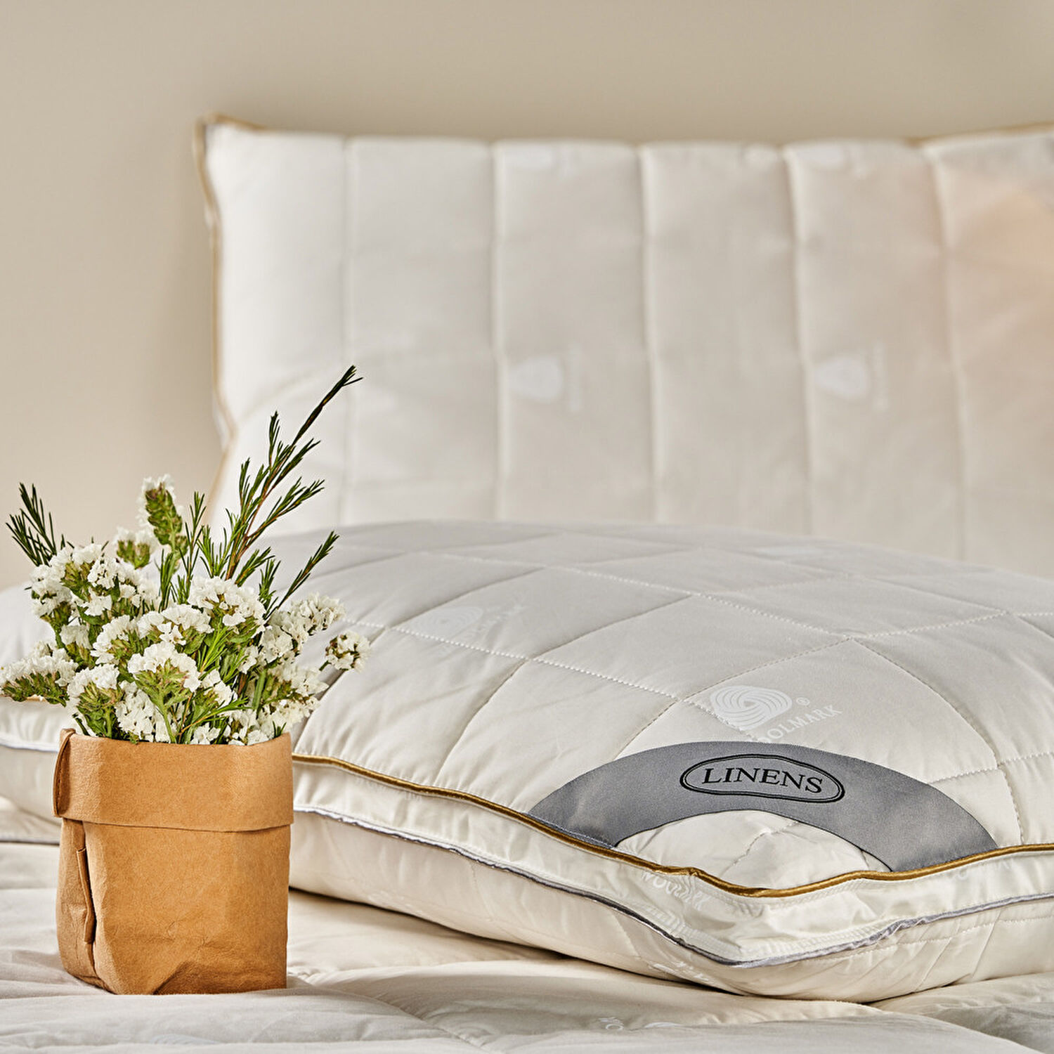 Linens Wooly Yün Standart Yastık