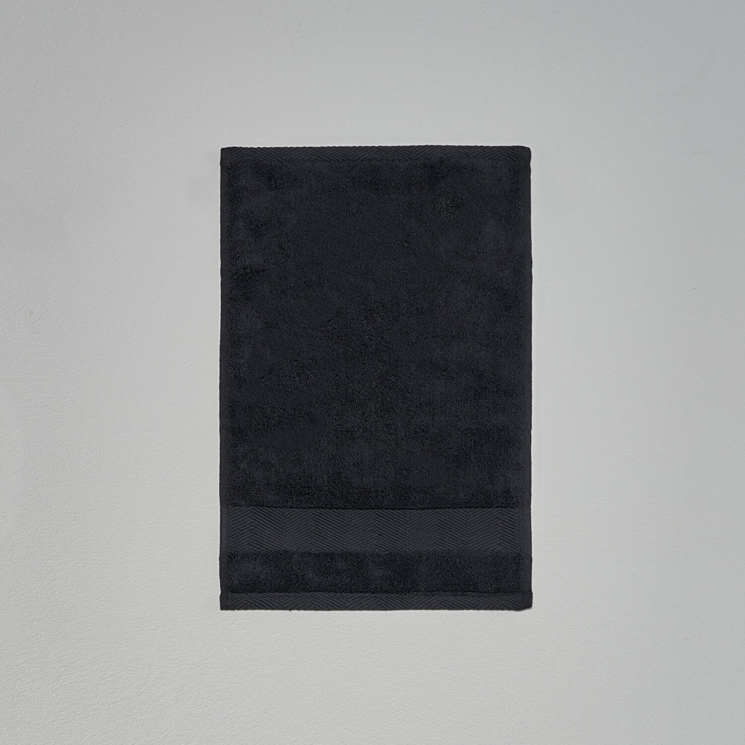 Linens Premium Pamuk 30x45 cm El Havlusu Siyah
