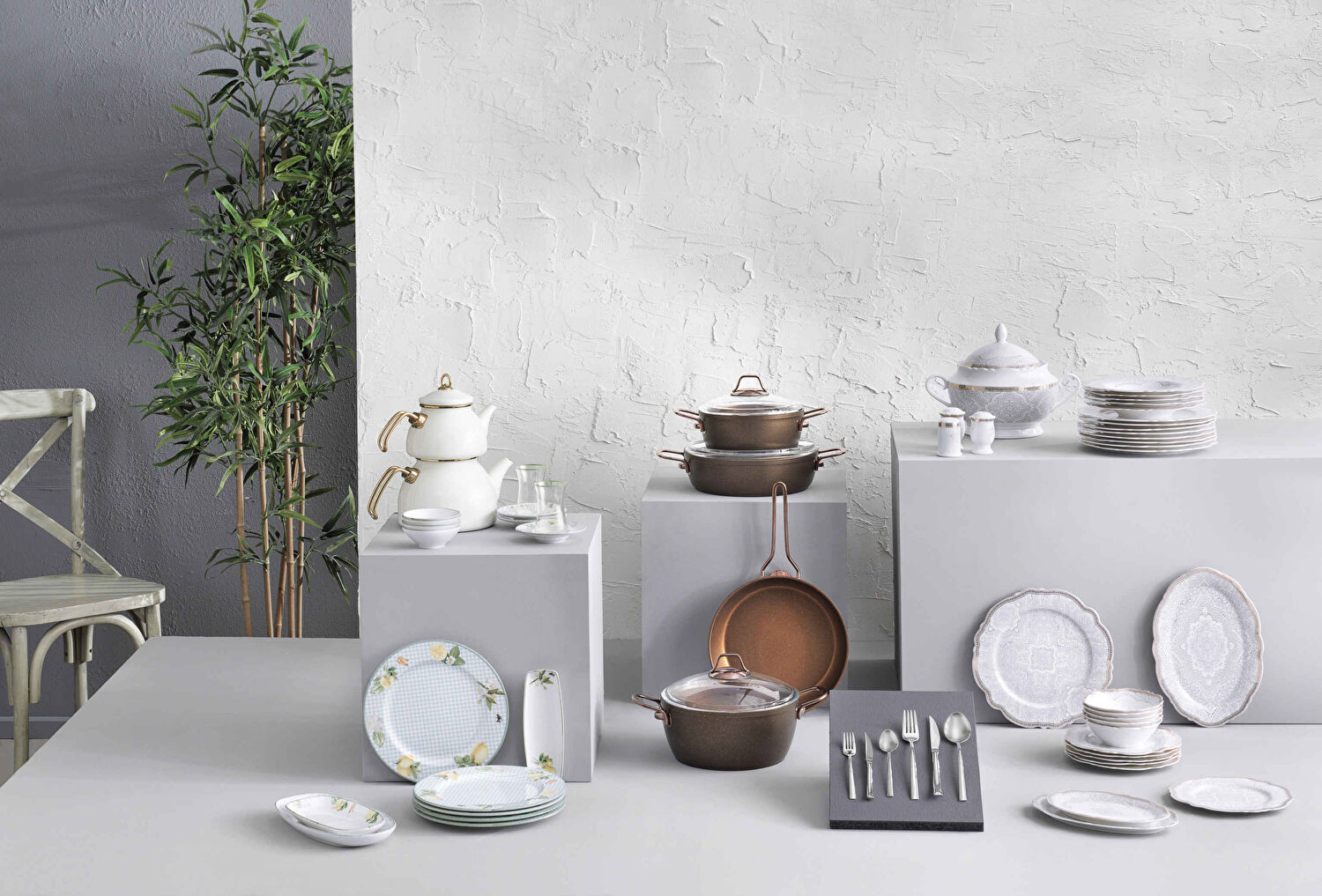 Pierre Cardin Nerissa 60 Parça 12 Kişilik Yemek Takımı