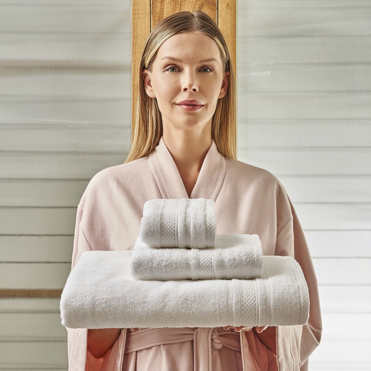 Linens Soft Pamuk 50x85 cm Yüz Havlusu Beyaz