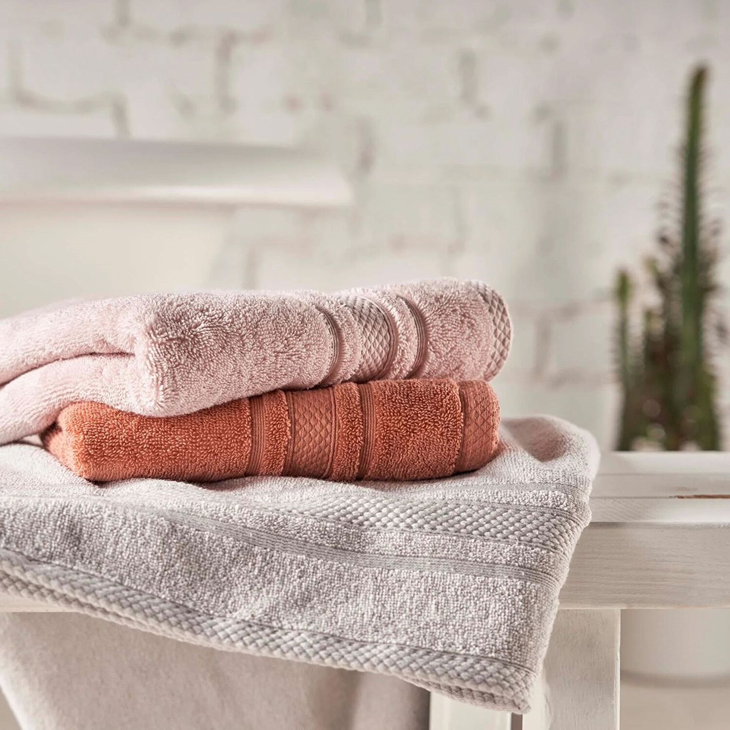 Linens Soft Pamuk 50x85 cm Yüz Havlusu Gri