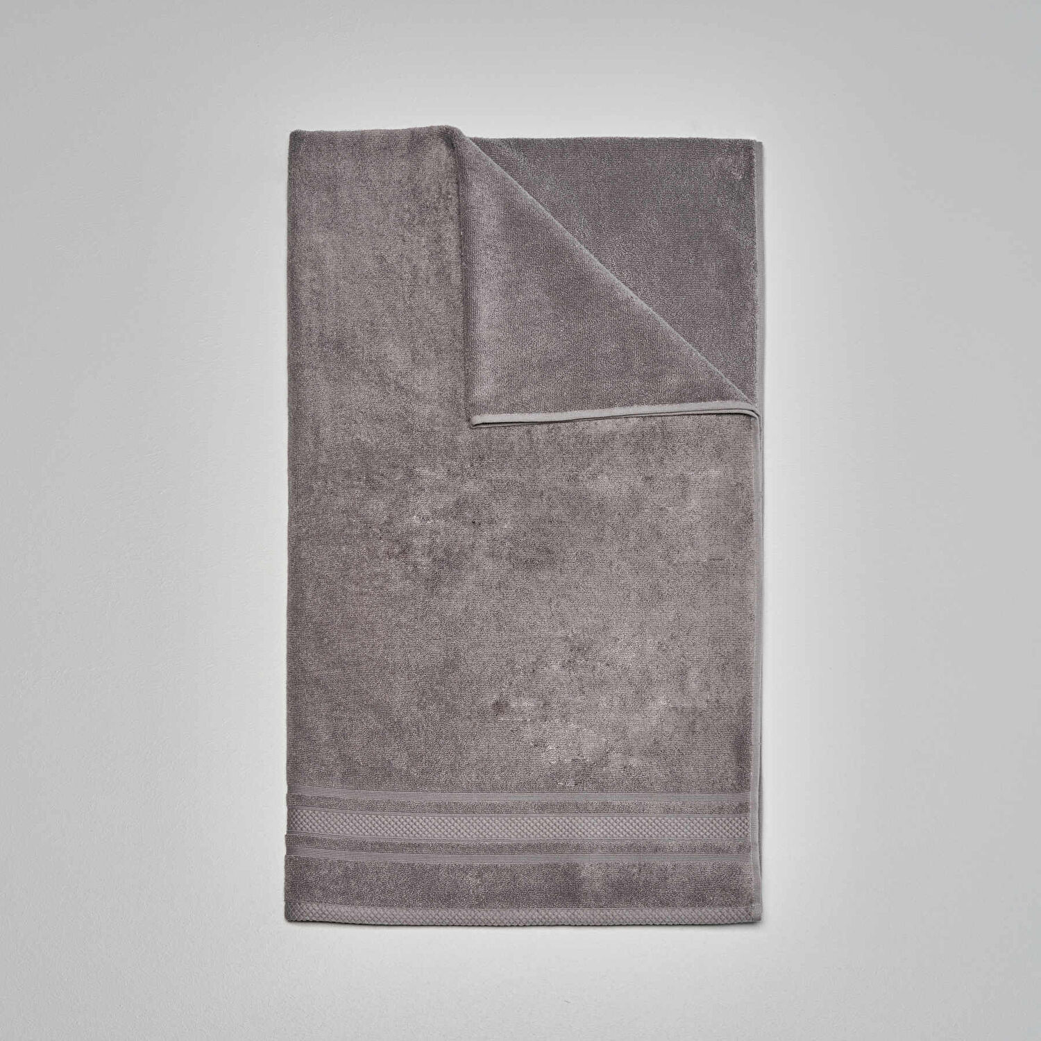 Linens Soft Pamuk 50x85 cm Yüz Havlusu Koyu Gri